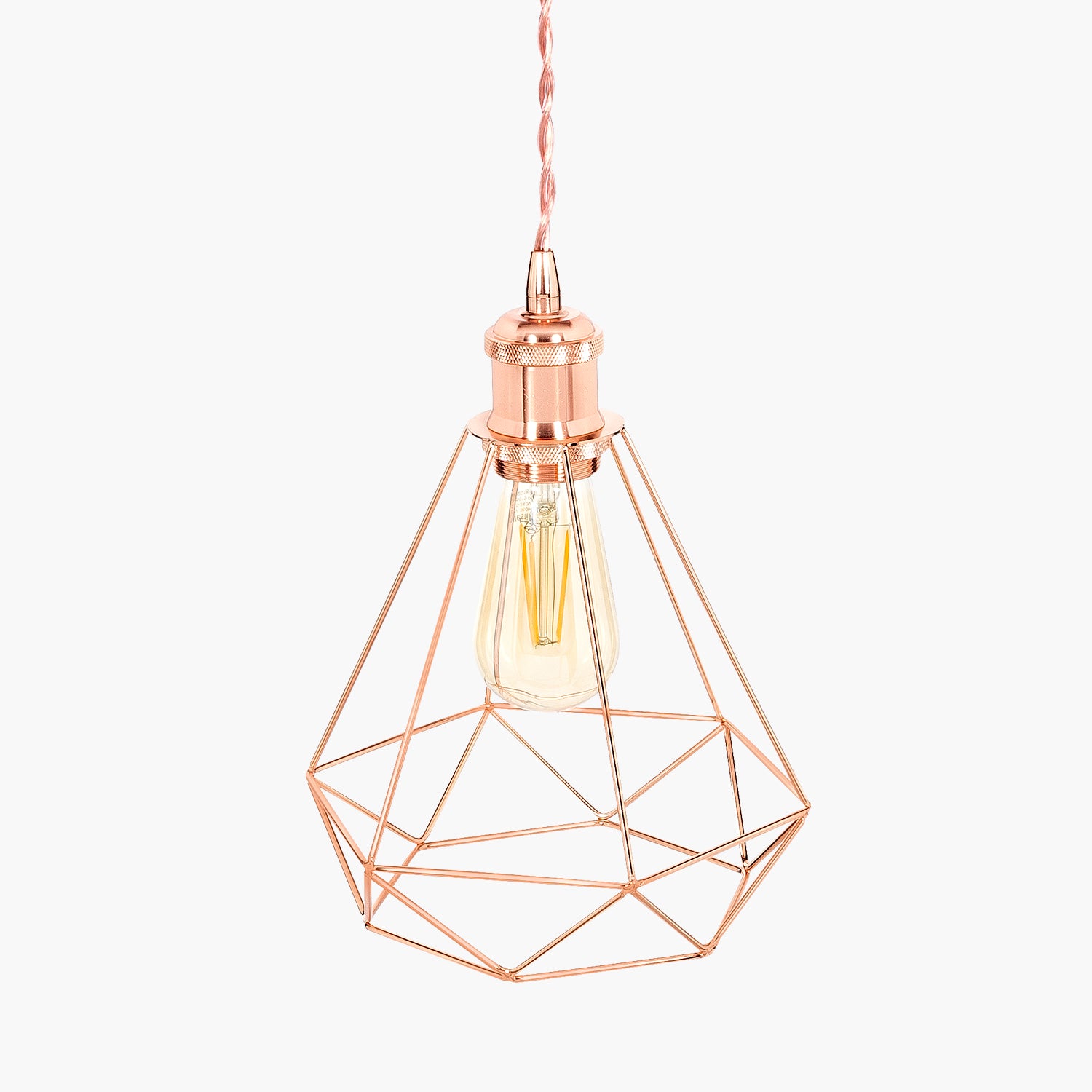 Lámpara de Colgar Prisma Golden Rose - Form Design