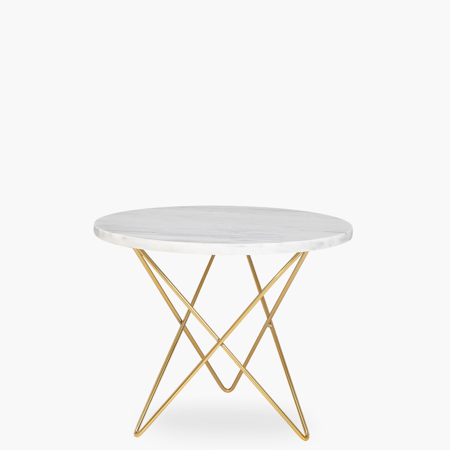 Mesa Lateral Louis Retro Mármol - Form Design