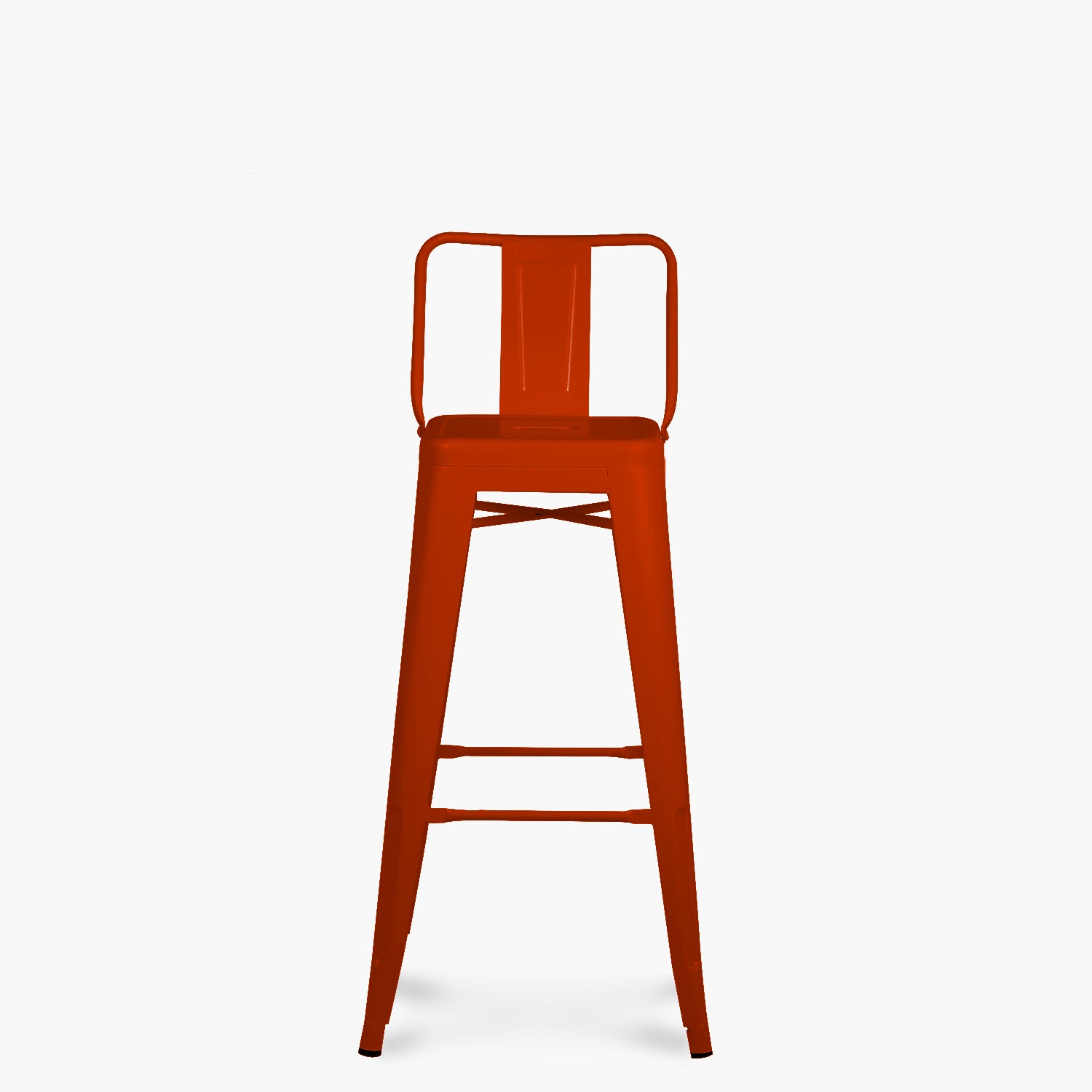 Taburete Alto 77 Tolix c/resp Rojo - Form Design