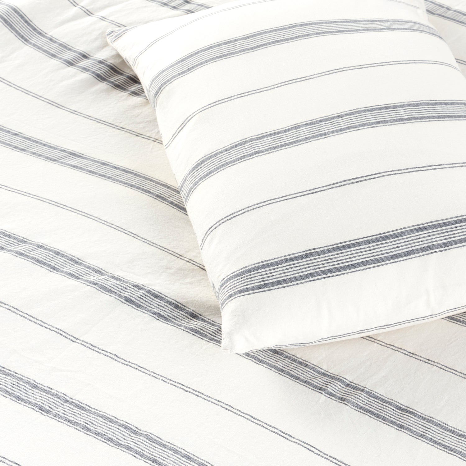 Funda Plumón 55% Lino - 45% Algodón Amalfi King/Super King Azul - Form Design