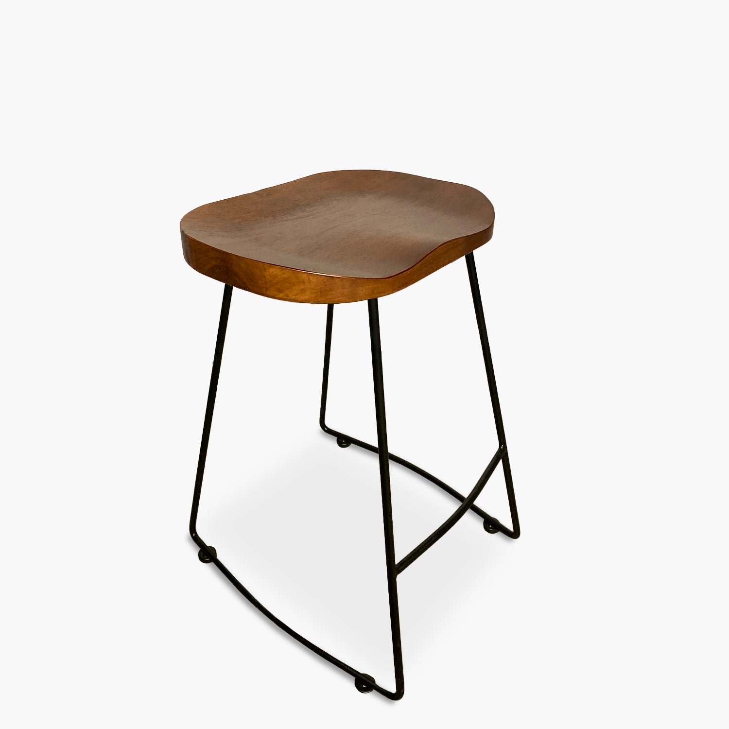 Taburete Medio 66 Madera City Chocolate - Form Design