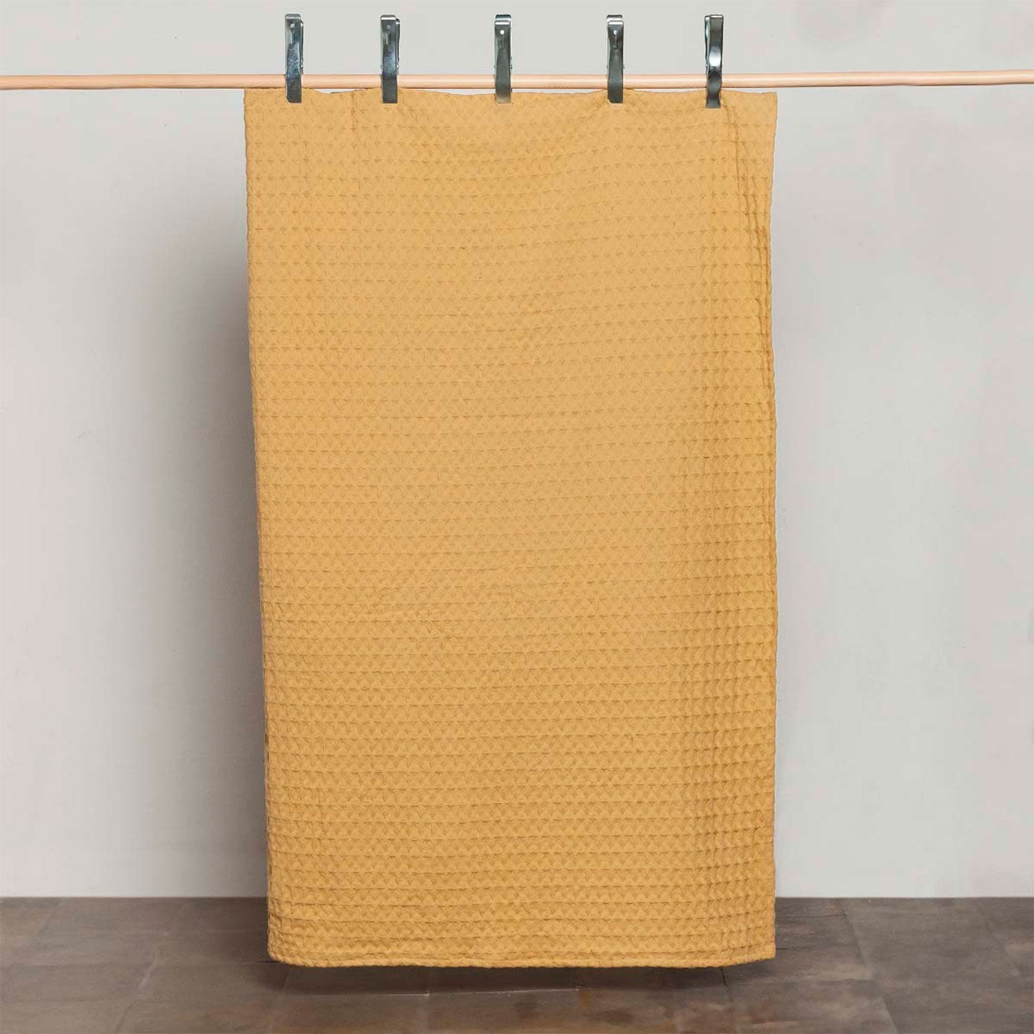 Cubrecama Panal 2 Plazas Amarillo