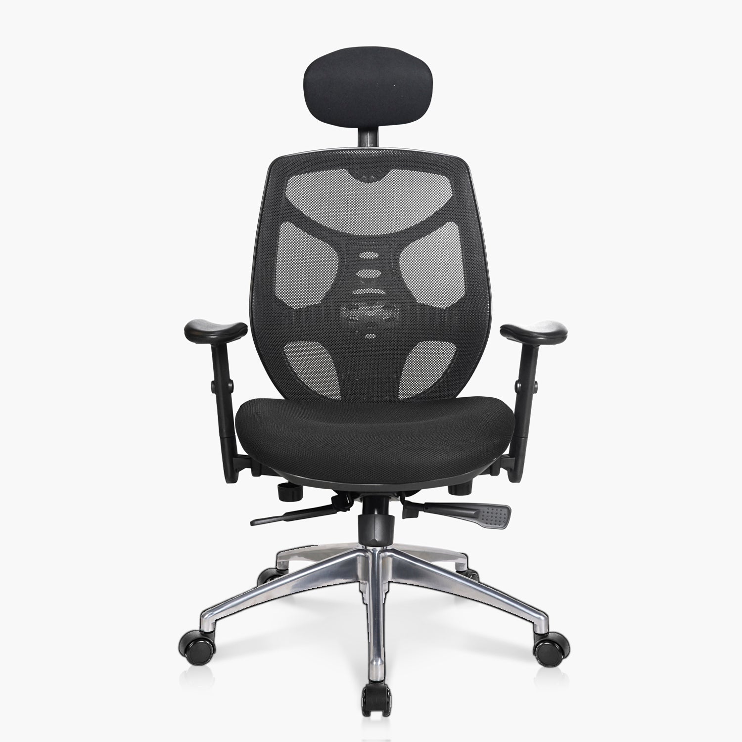 Silla Oficina Identity Base Aluminio con cabecero - Form Design