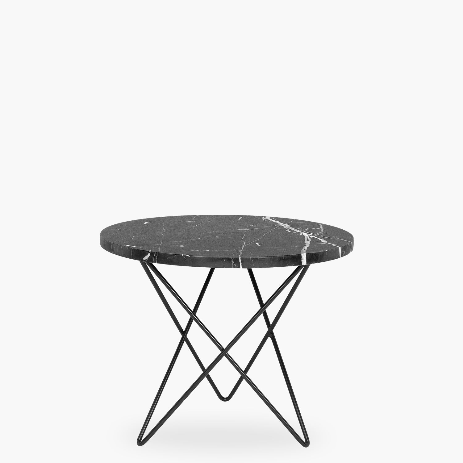 Mesa Lateral Louis Mármol Negro - Form Design