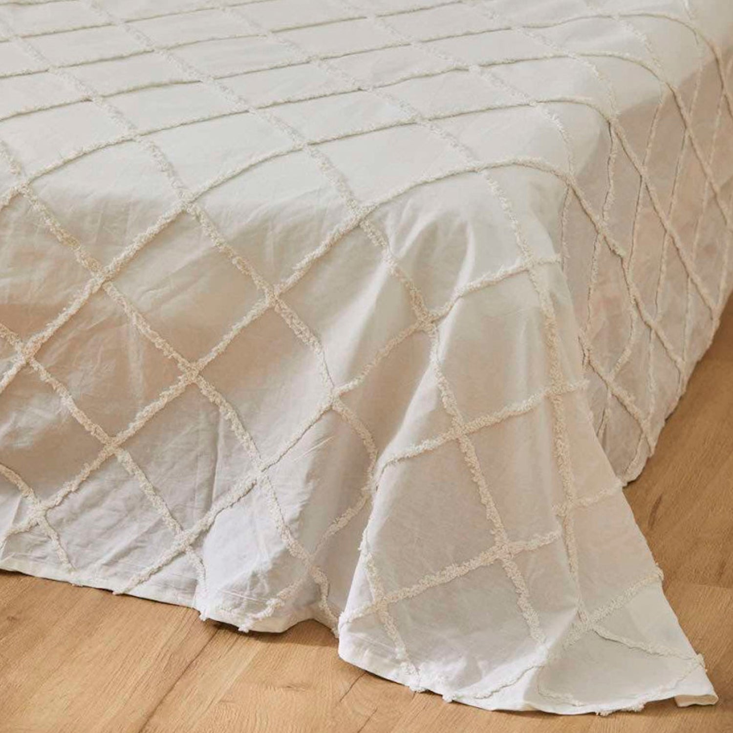 Cubrecama Royal2 270x280 Blanco (cama King o Superking) - Form Design