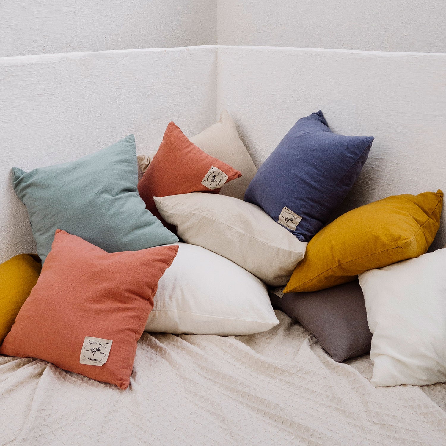 Funda Cojin Algodon Gavema 45x45 Crudo - Form Design