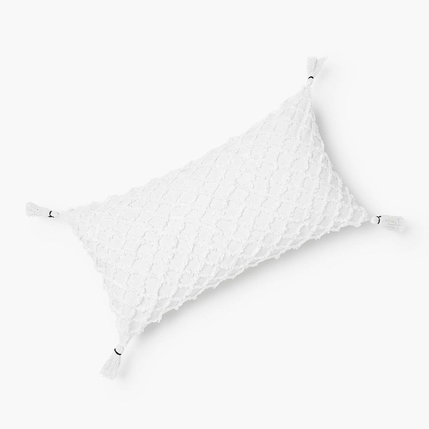 Funda Cojin algodón Royal 60x30 Blanco - Form Design