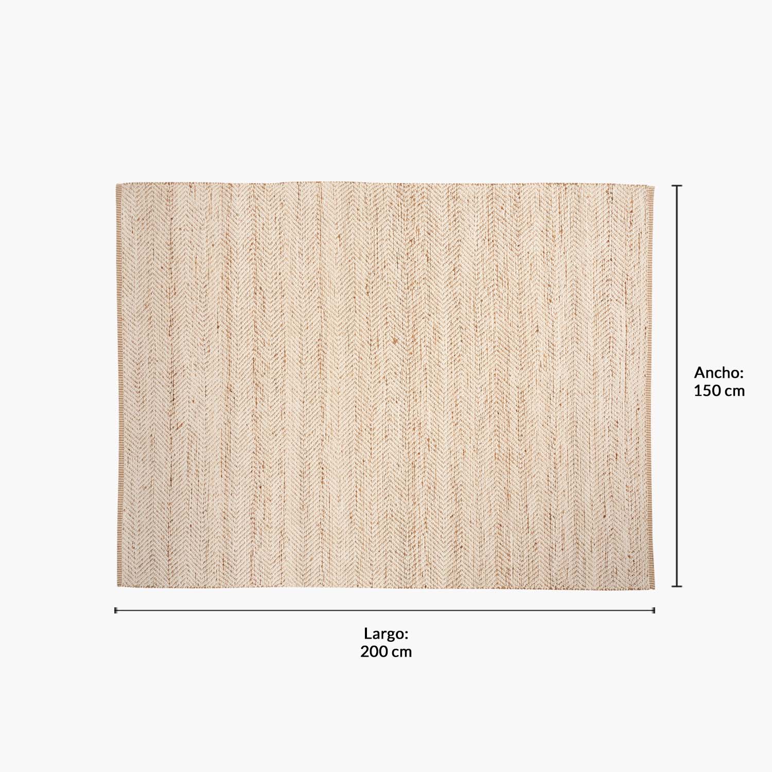 Alfombra Chebbi 150x200 Crudo - Form Design