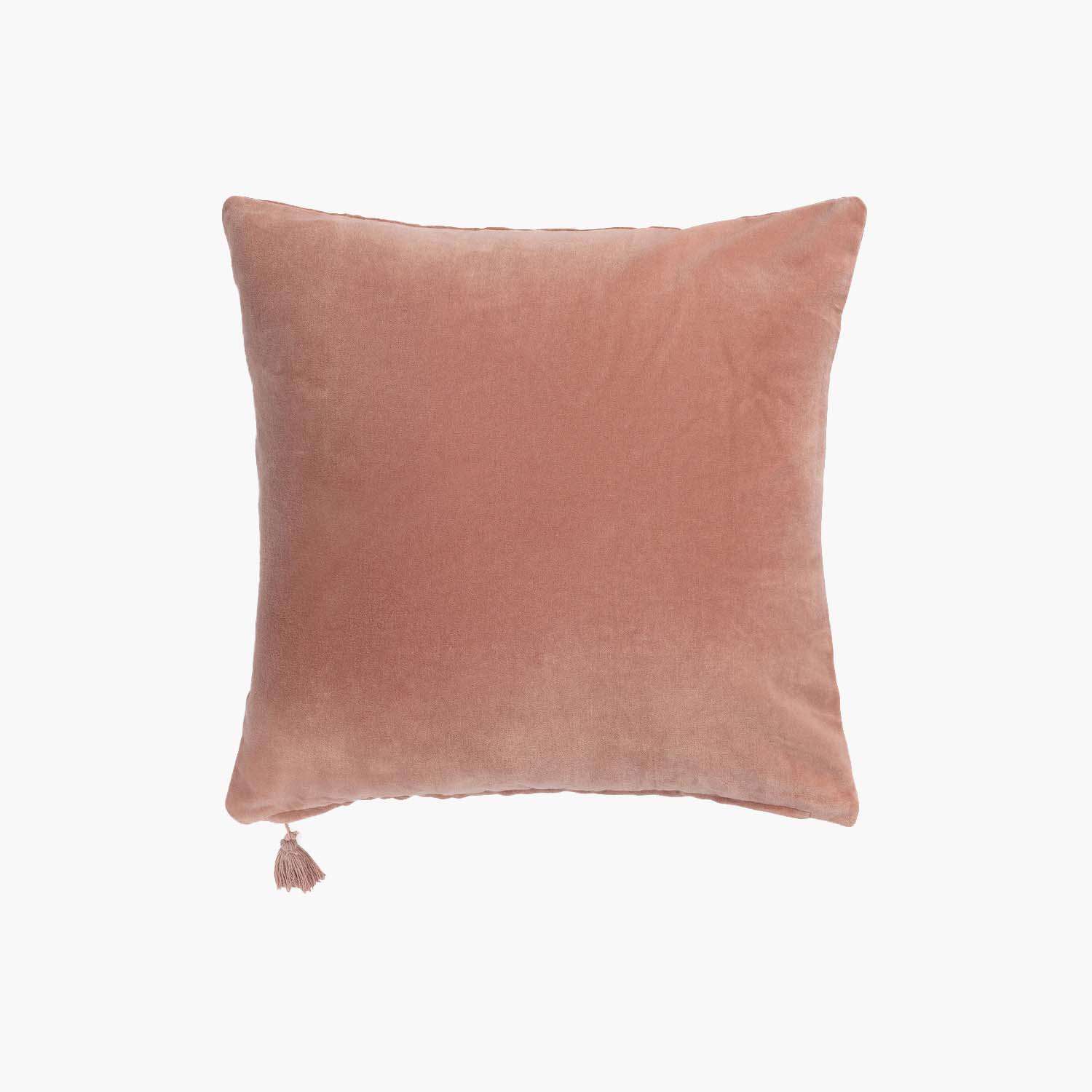 Funda Cojin Velur 60x60 Rosa Envejecido - Form Design