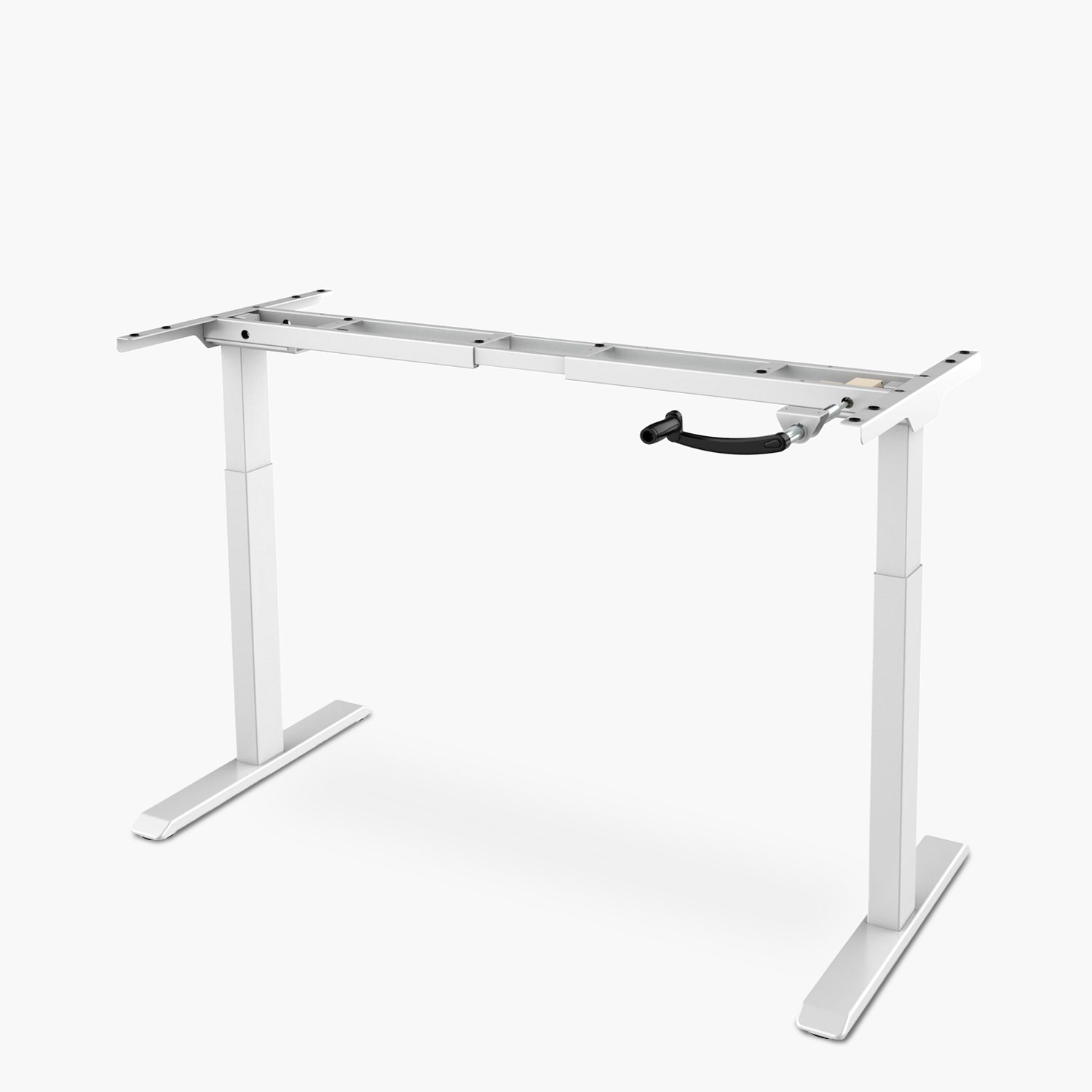 Base Acero Cosmo 120-200 Manual Blanco - Form Design