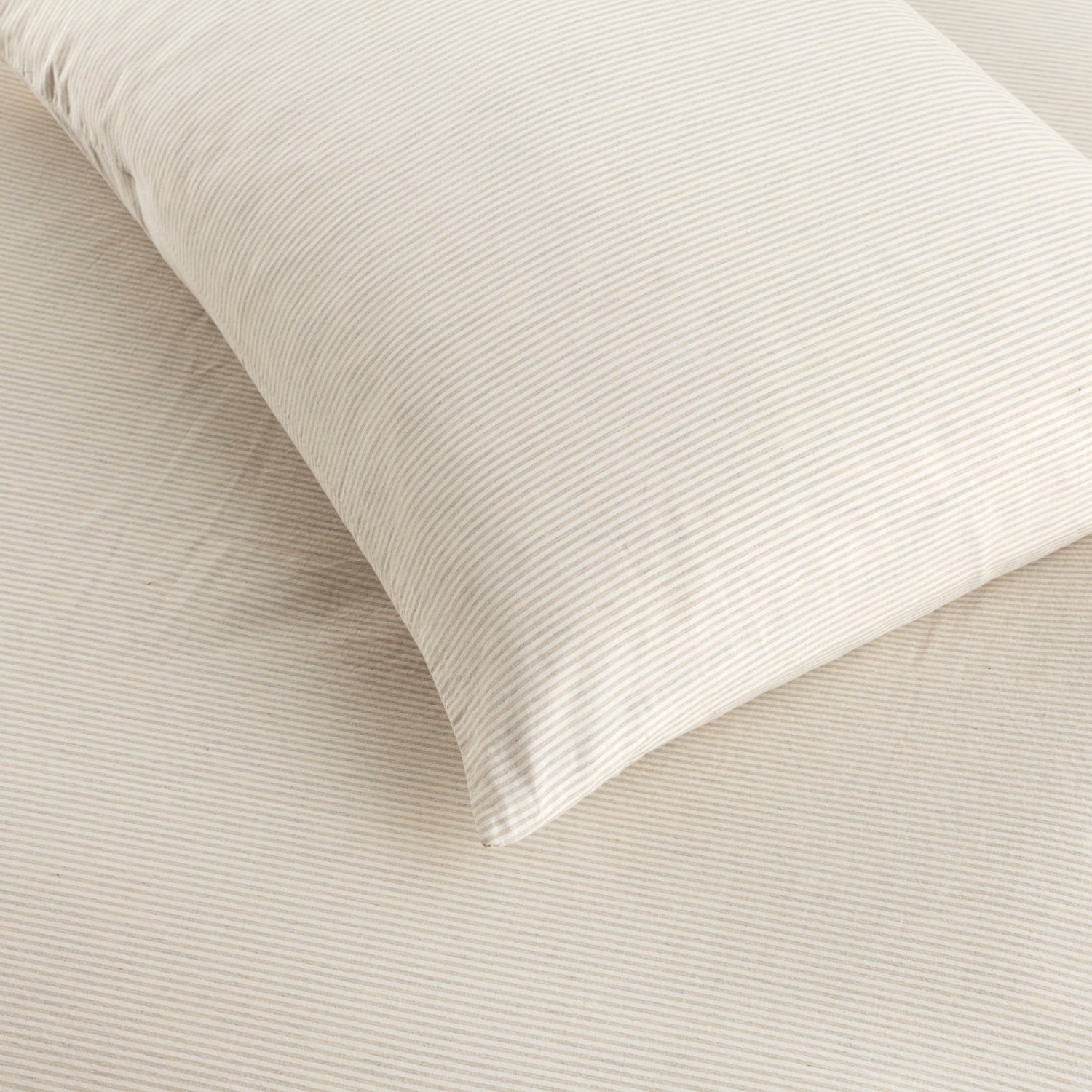 Funda Plumón 100% Algodón Praiano 1,5 Plazas Natural - Form Design