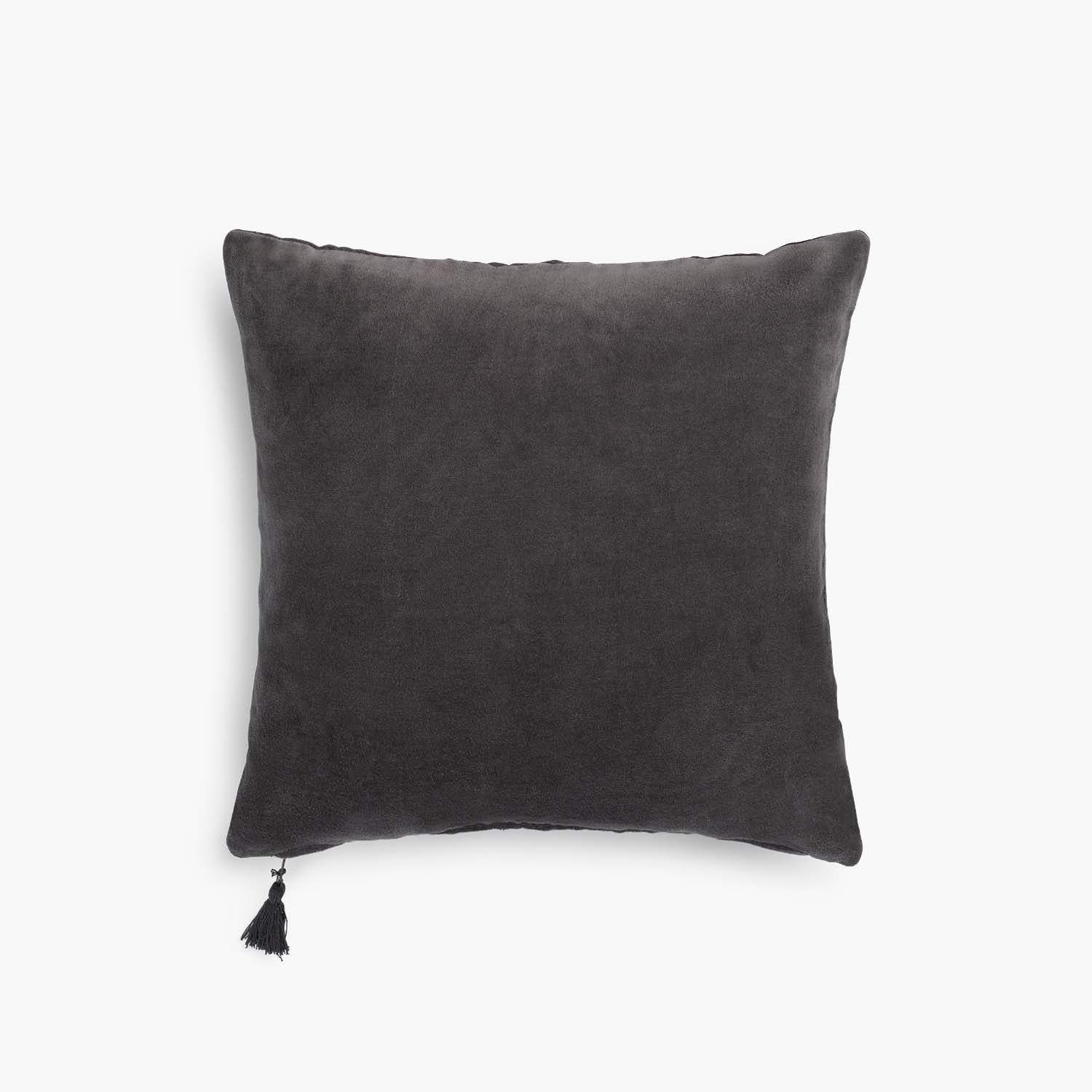 Funda Cojin Velur 60x60 Negro - Form Design