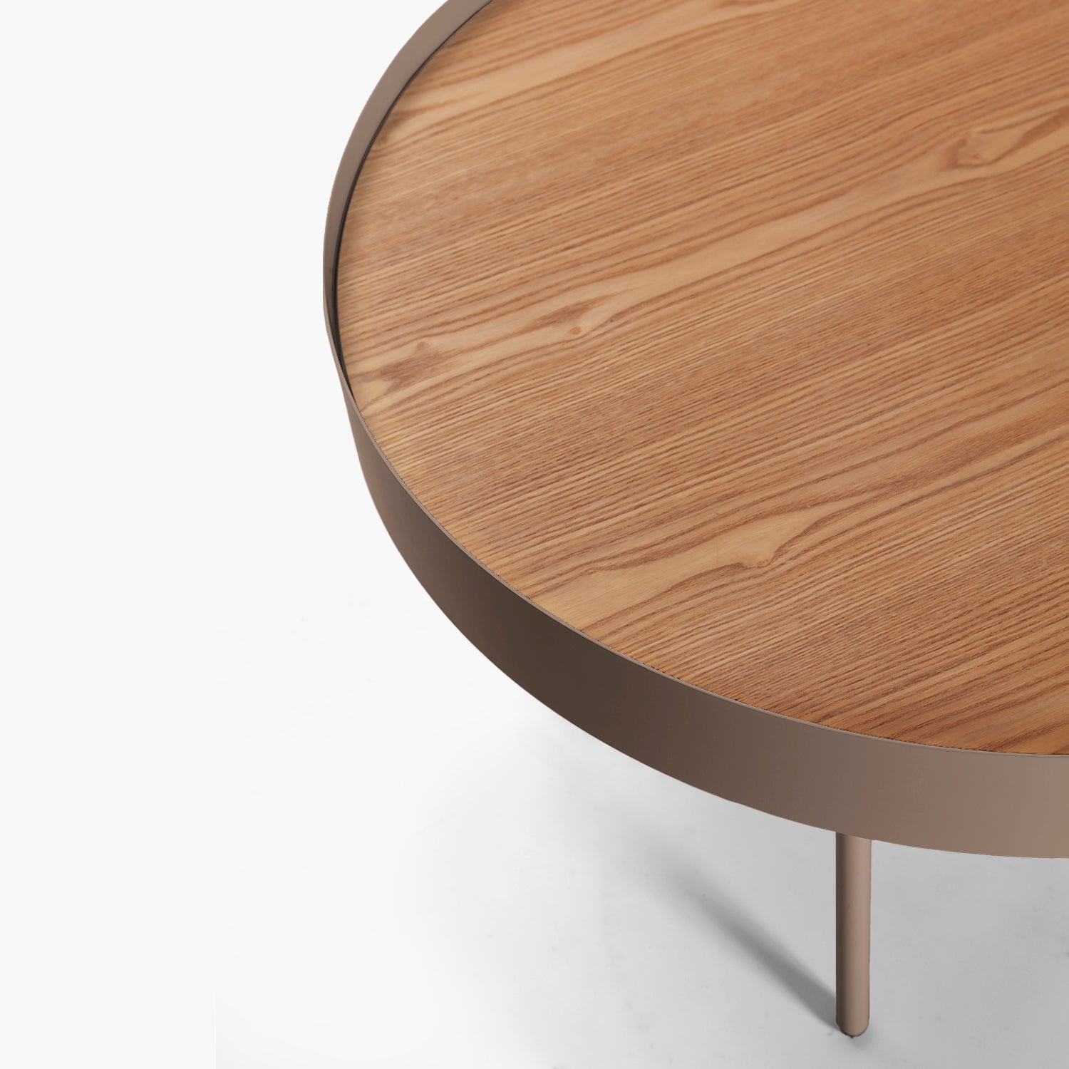 Mesa Centro Teo Taupe - Form Design