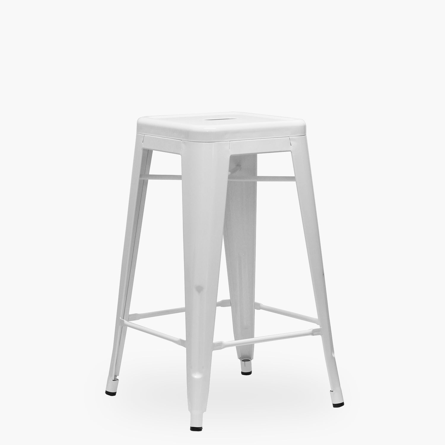 Taburete Medio 67 Tolix Blanco - Form Design
