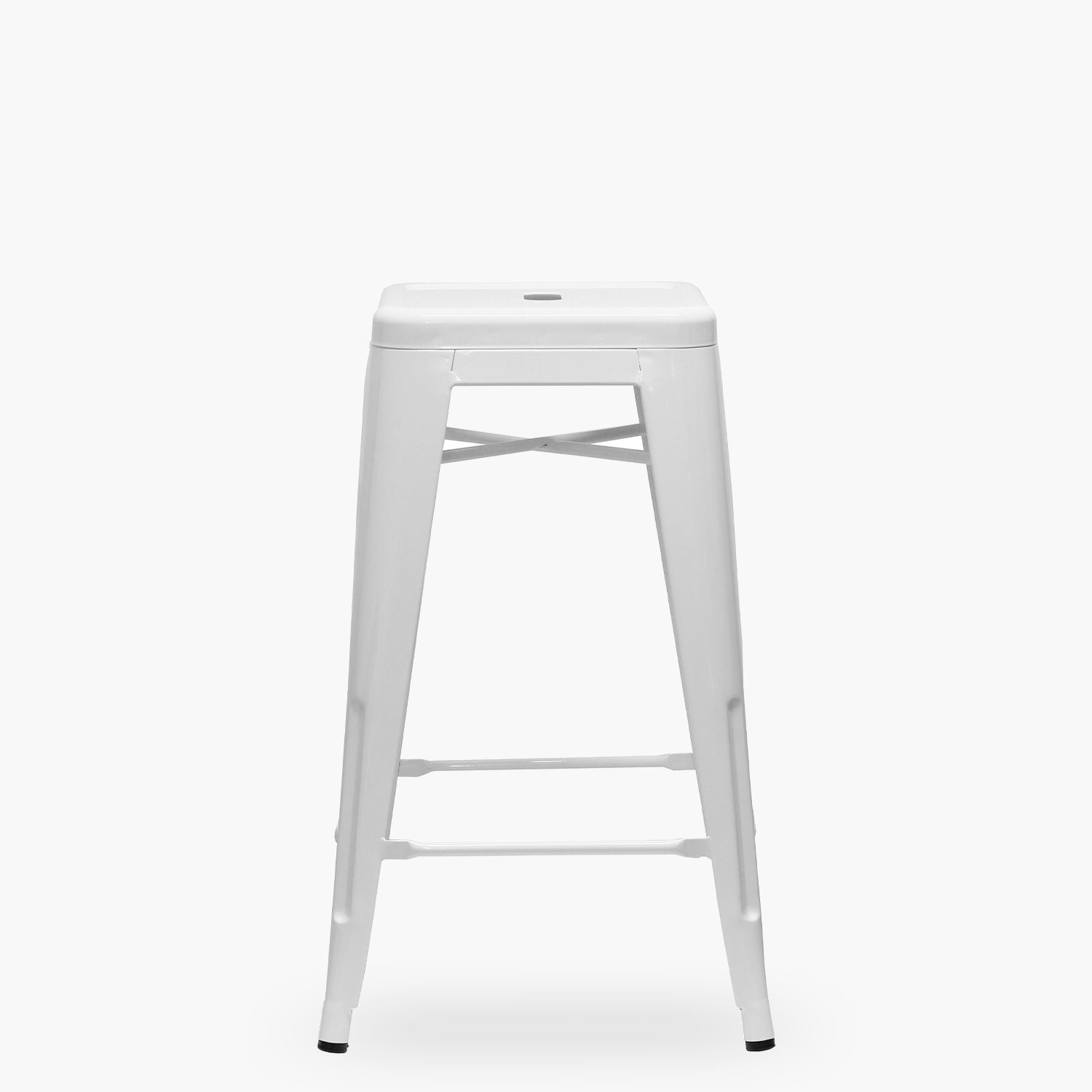Taburete Medio 67 Tolix Blanco - Form Design