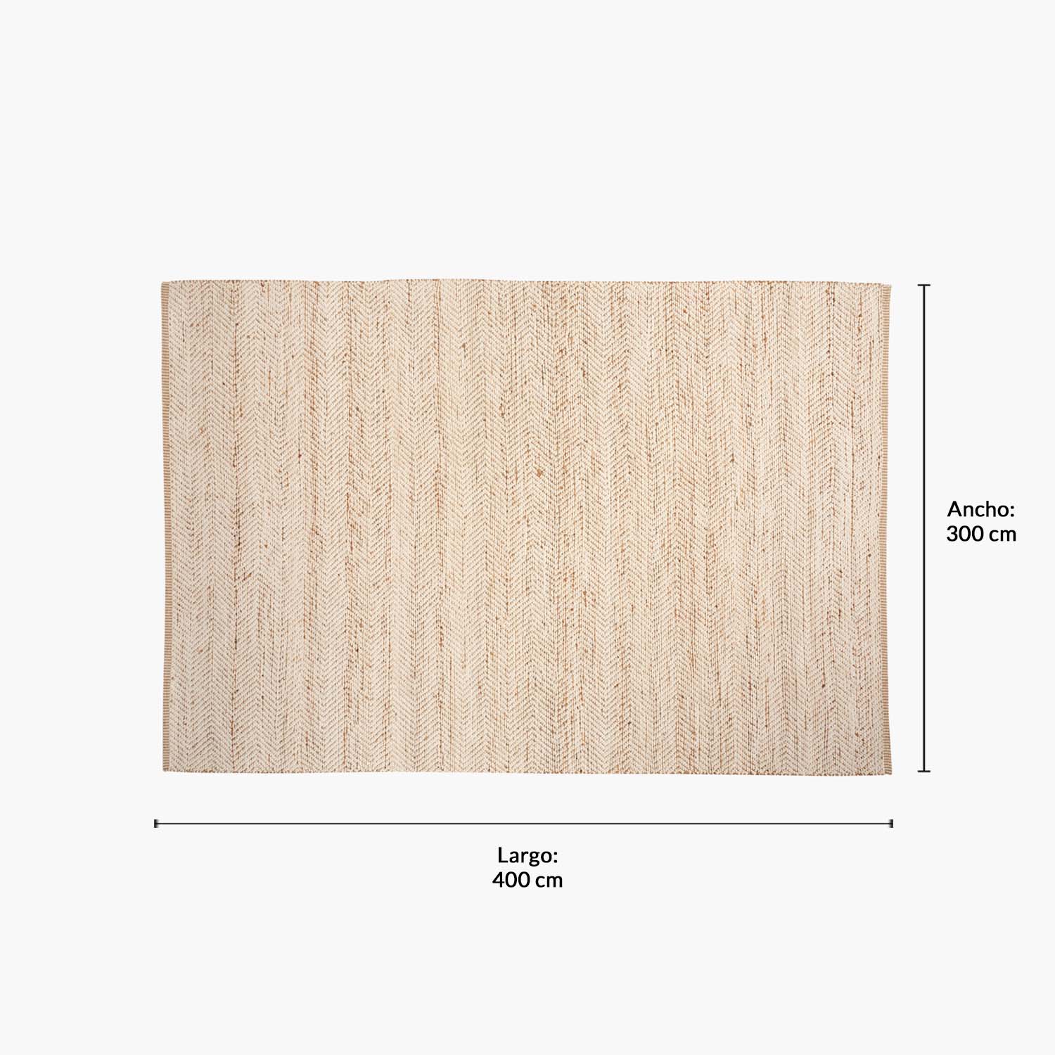 Alfombra Chebbi 300x400 Crudo - Form Design