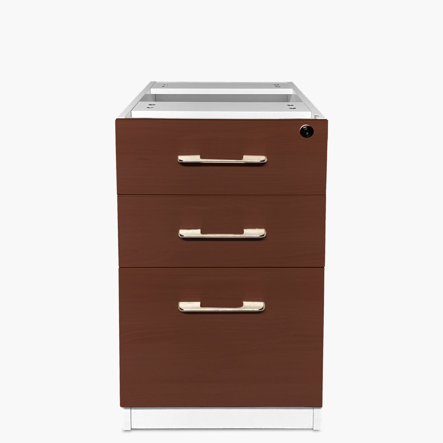 Cajonera Melamina Pedestal Wengue/Blanco - Form Design