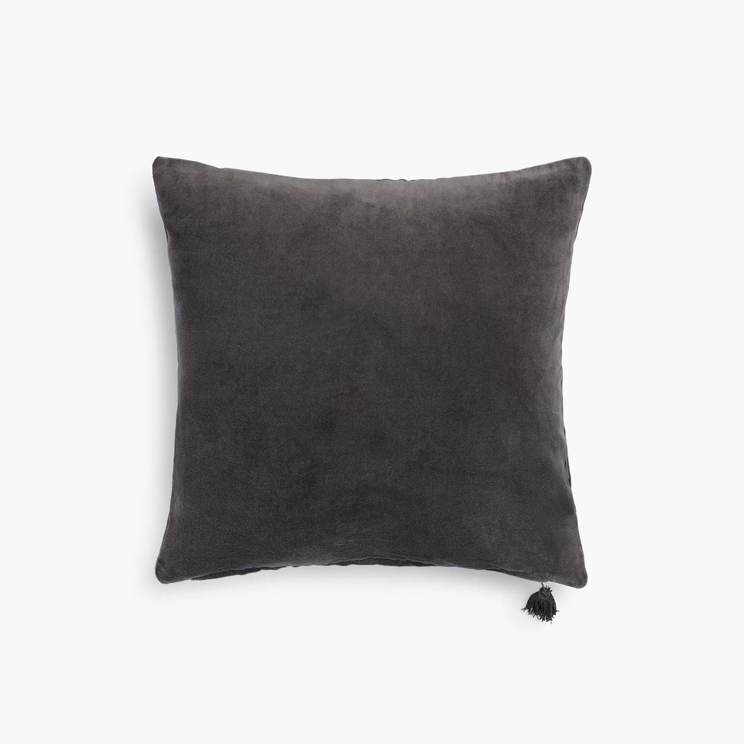 Funda Cojin Velur 60x60 Negro - Form Design