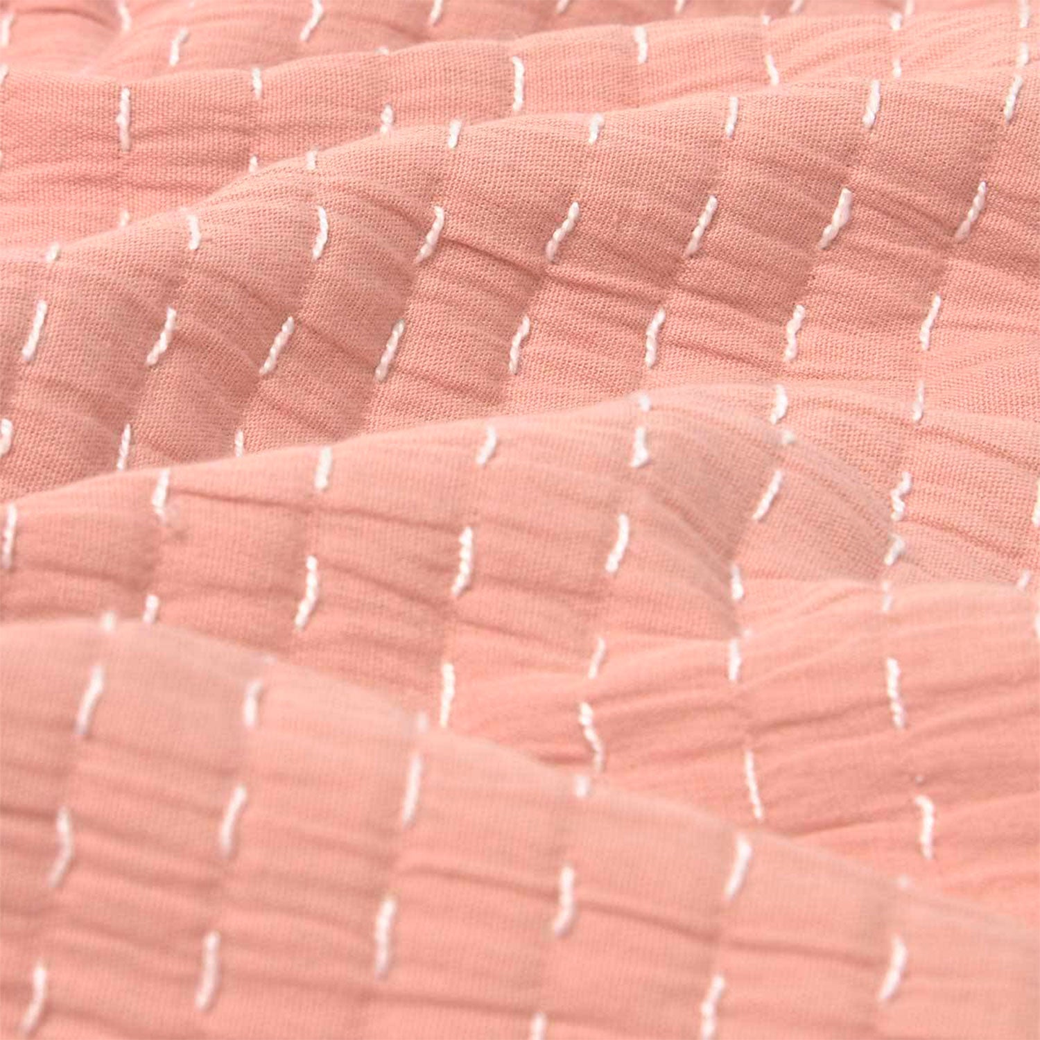 Manta Algodón Agata 120x180 Rosado