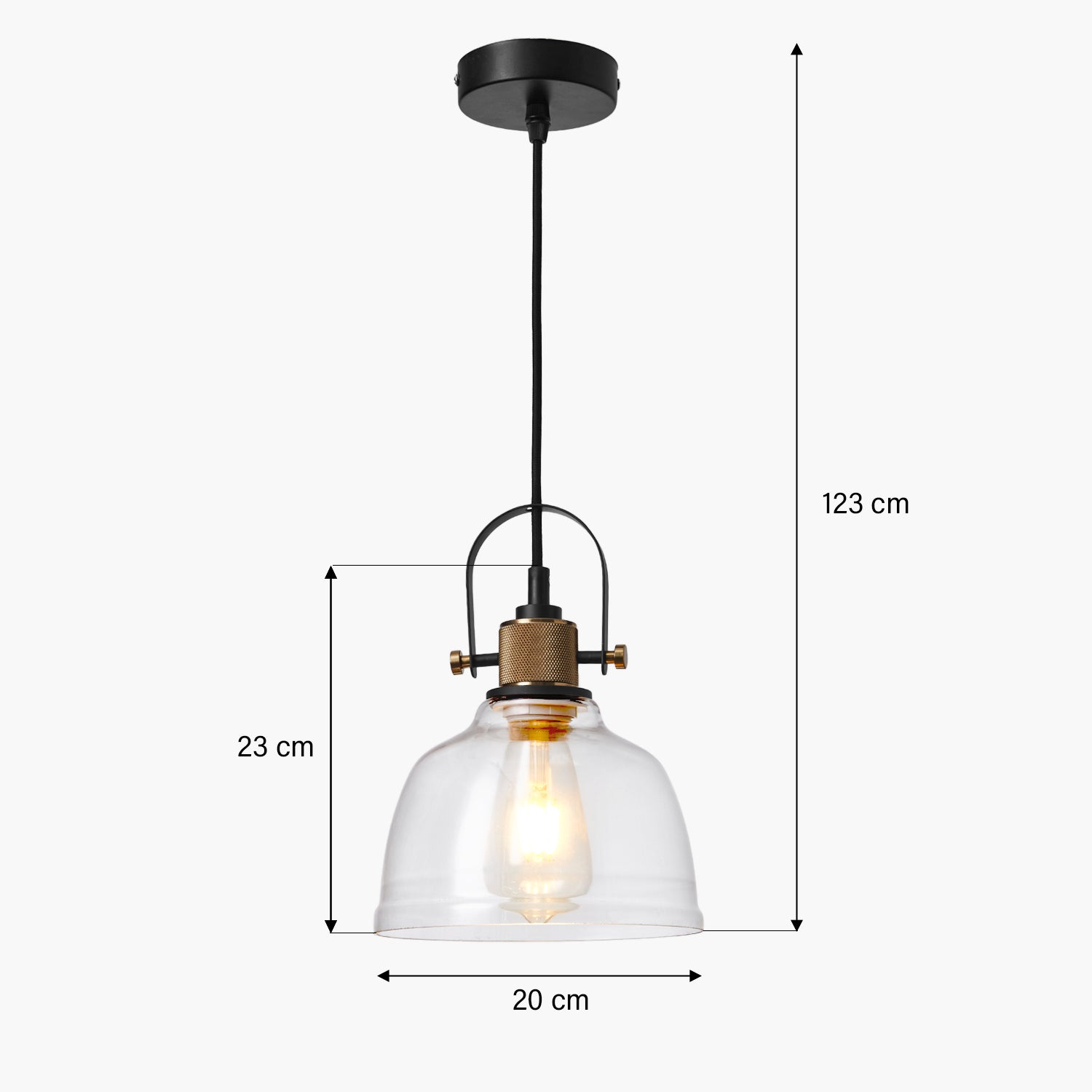 Lámpara de Colgar Mae Vidrio - Form Design