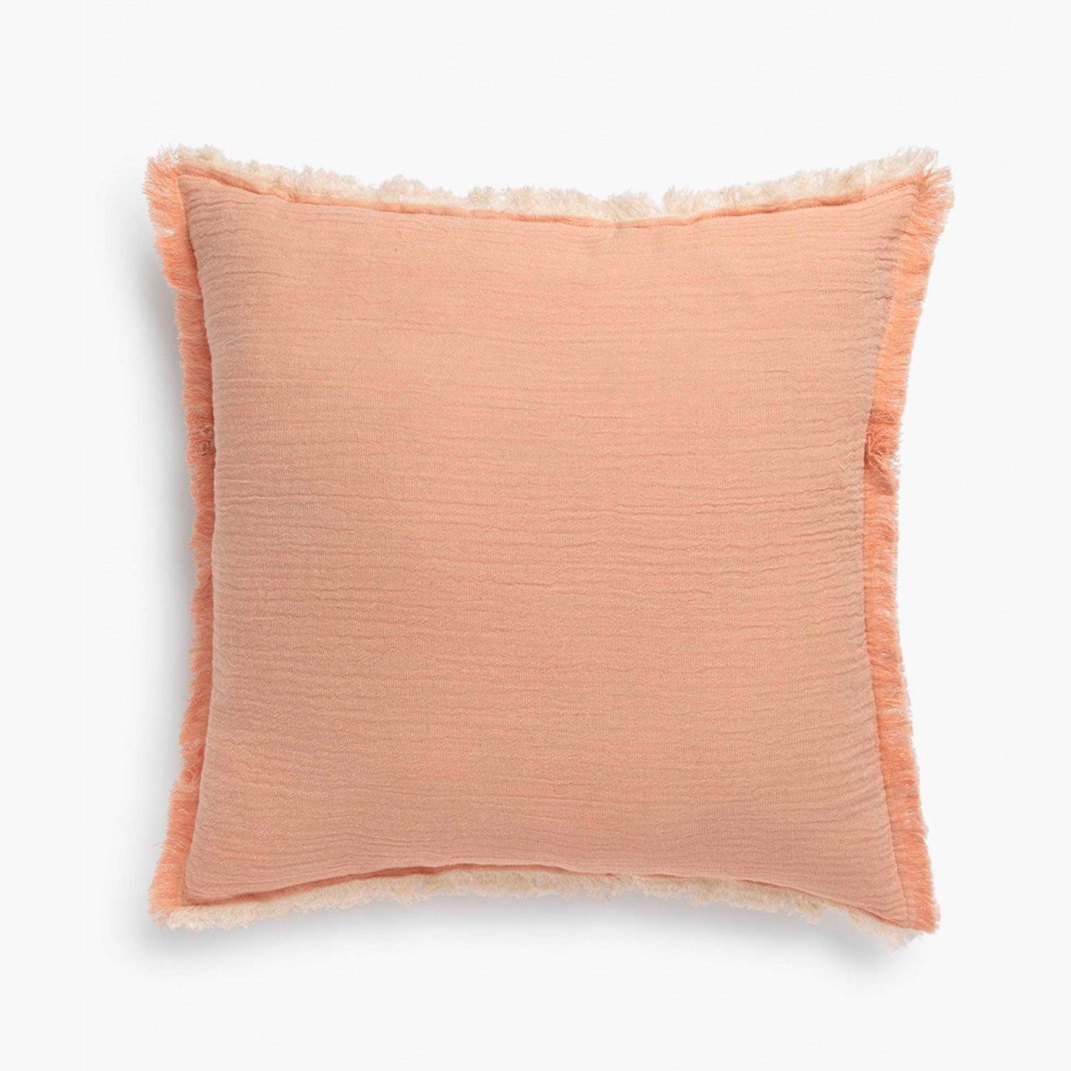 Funda Cojin Algodon Layer 45X45 Salmón