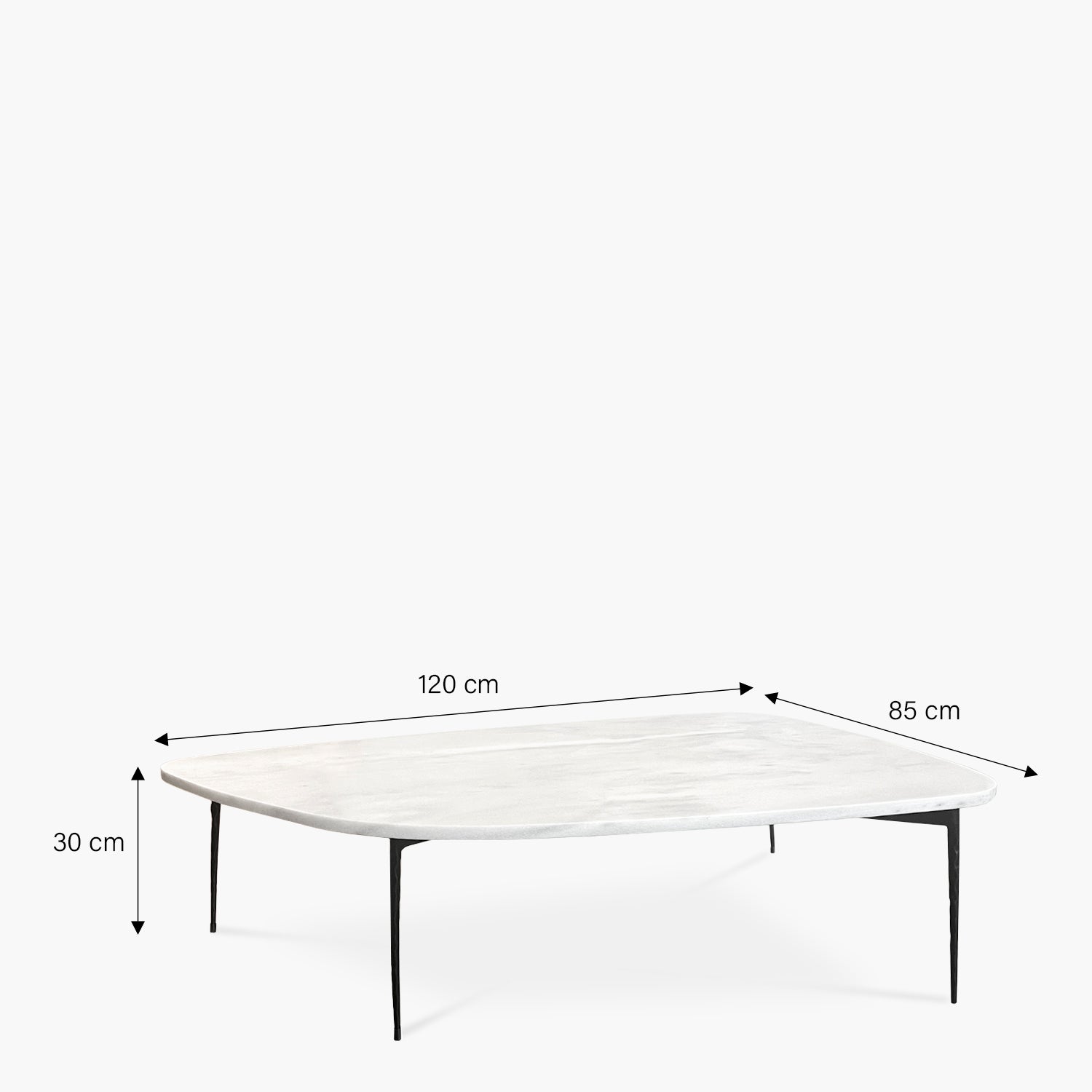 Mesa de Centro Sicilia Mármol - Form Design
