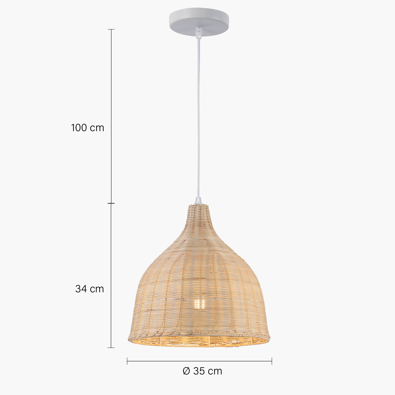 Lámpara de Colgar Cozumel M Natural - Form Design