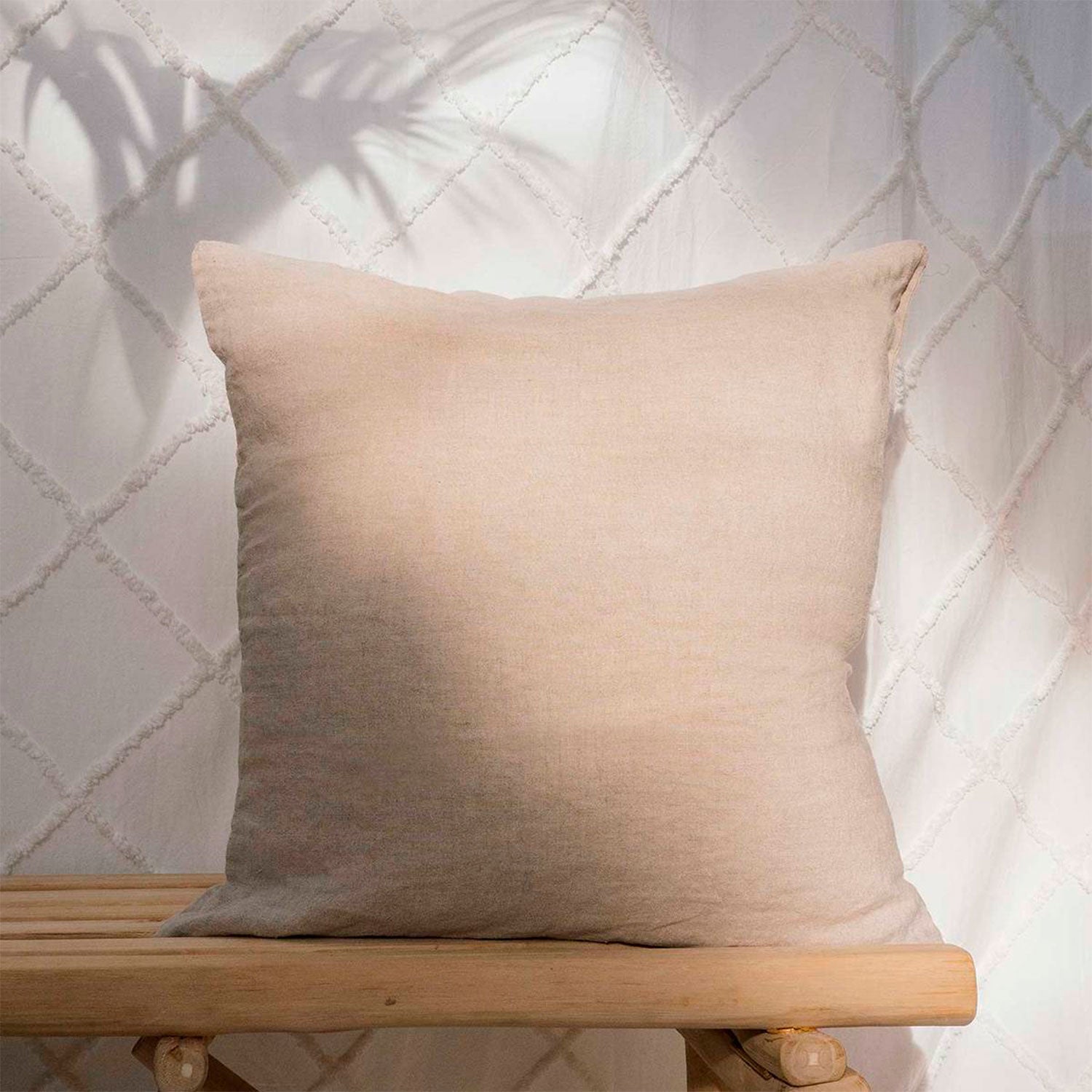 Funda Cojin Lino 45x45 Natural - Form Design