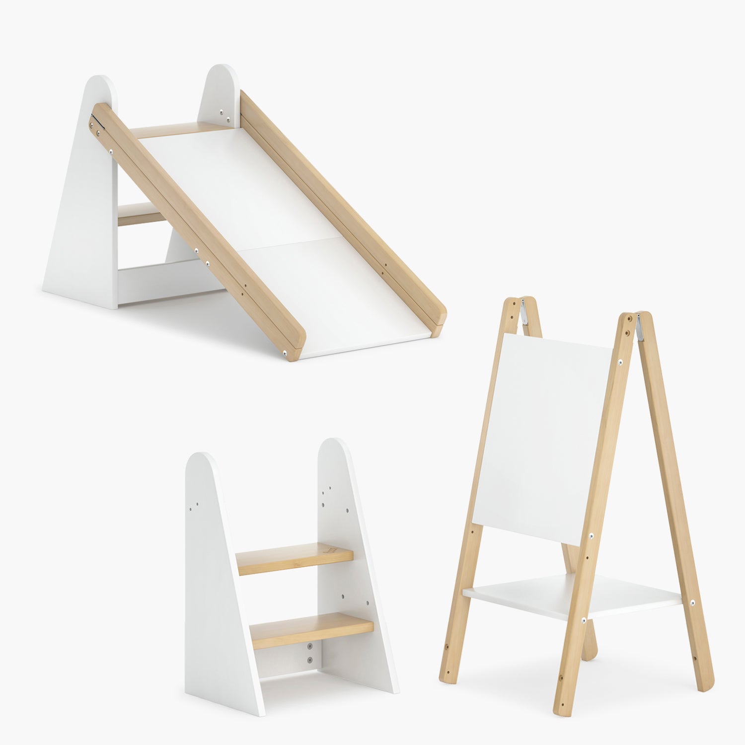 Resbalín Infantil 3 en 1 Julian Natura/Blanco - Form Design