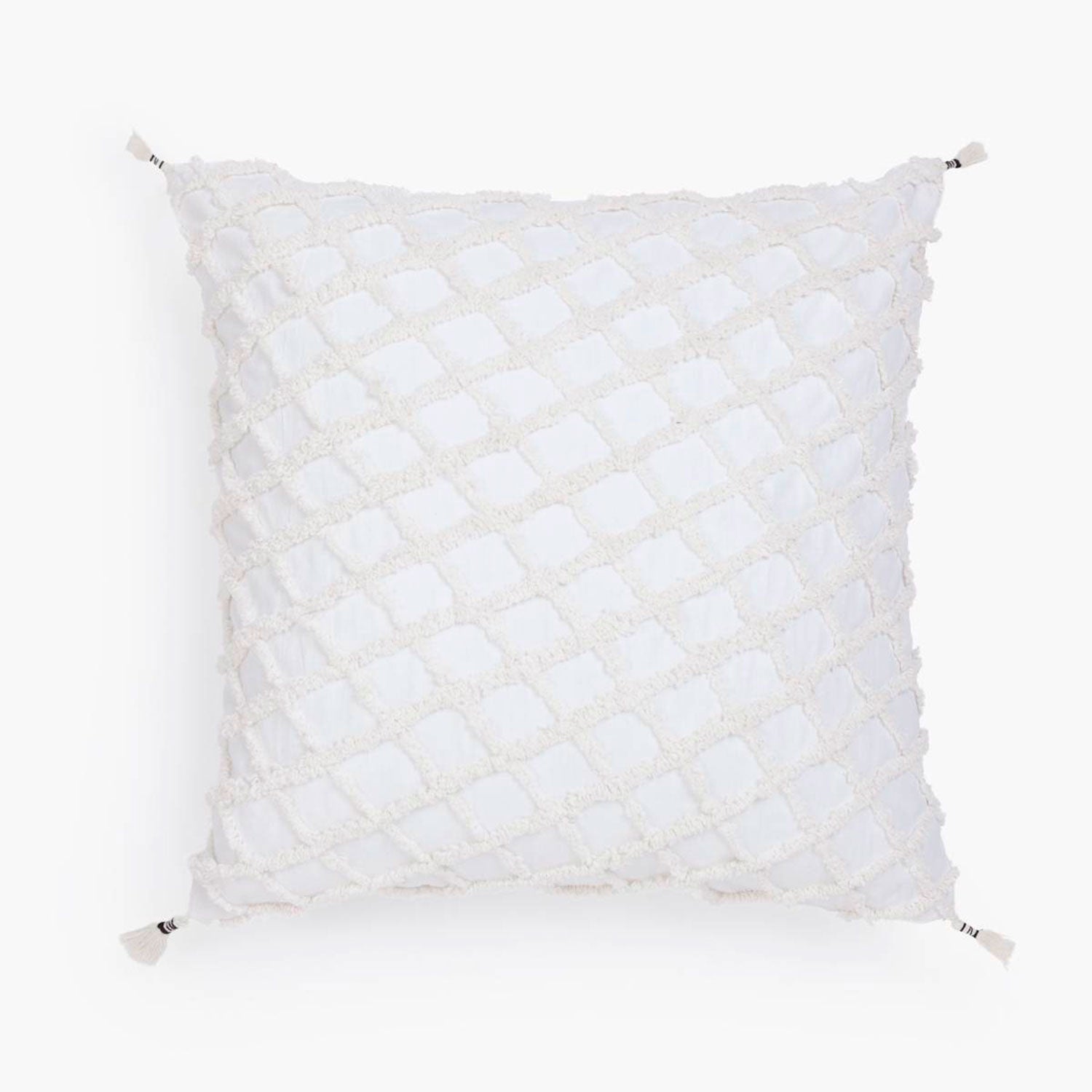 Funda Cojin algodón Royal 60x60 Blanco - Form Design