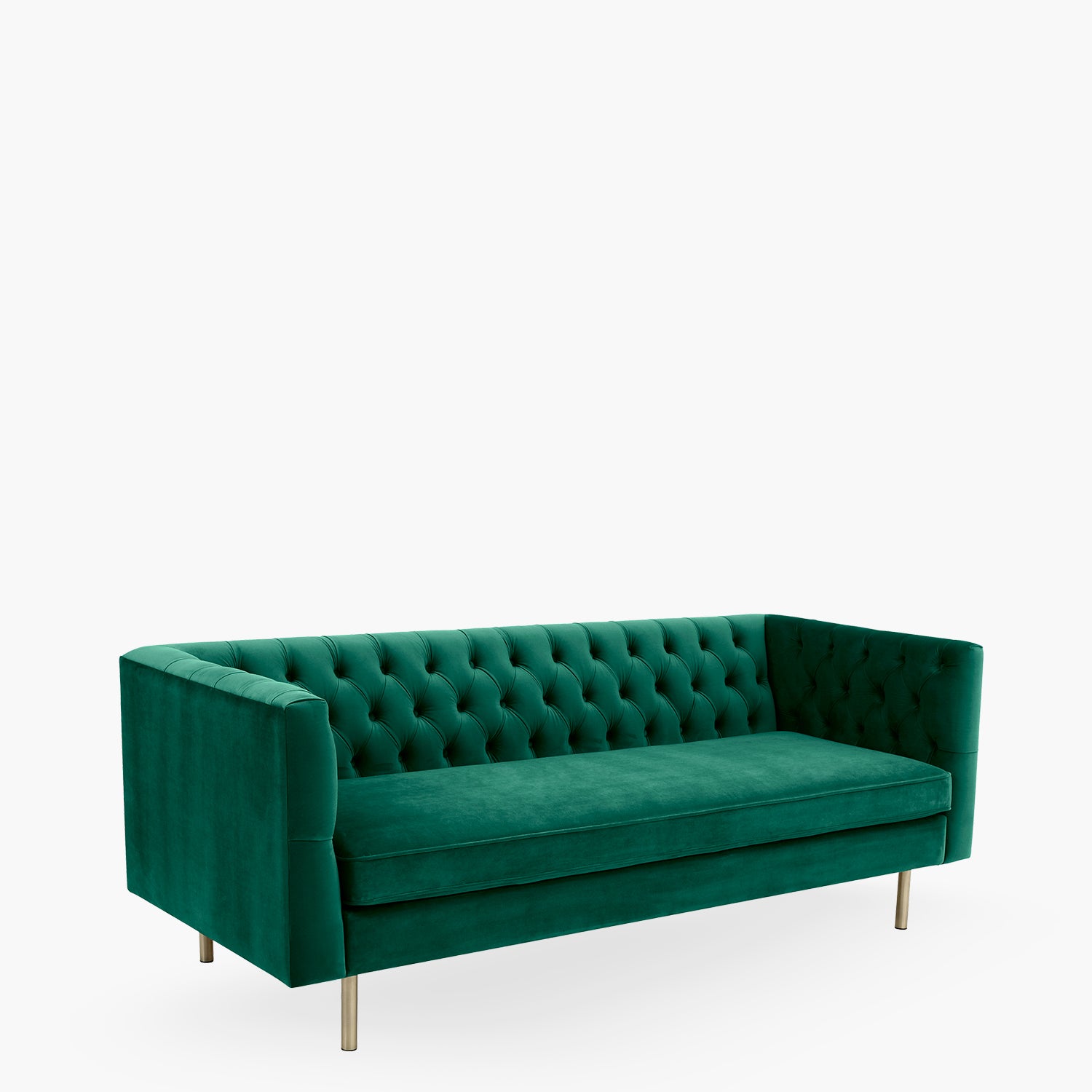 Sofá Domo velvet 3C verde - Form Design