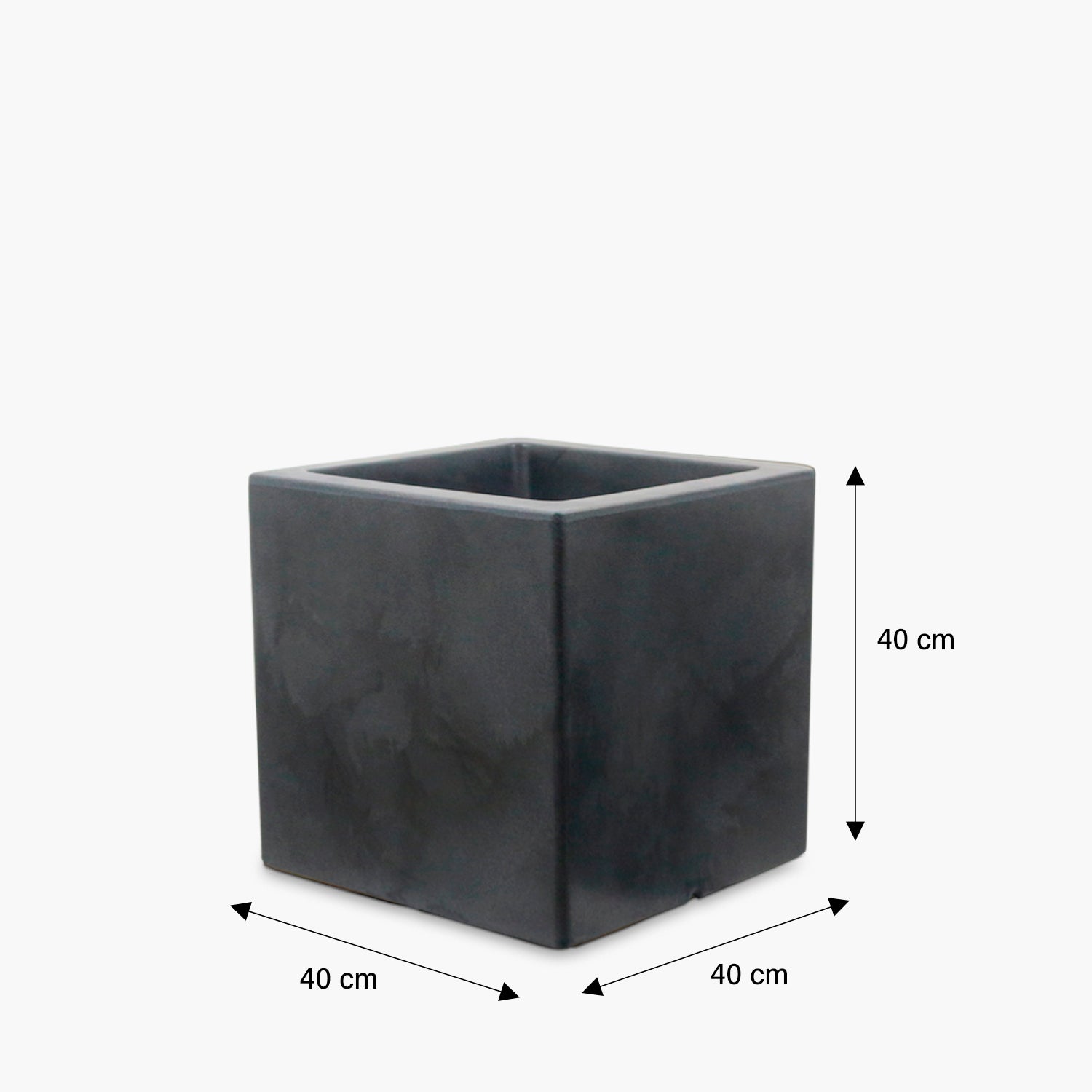 Macetero Patagonia 40 Gris Oscuro - Form Design