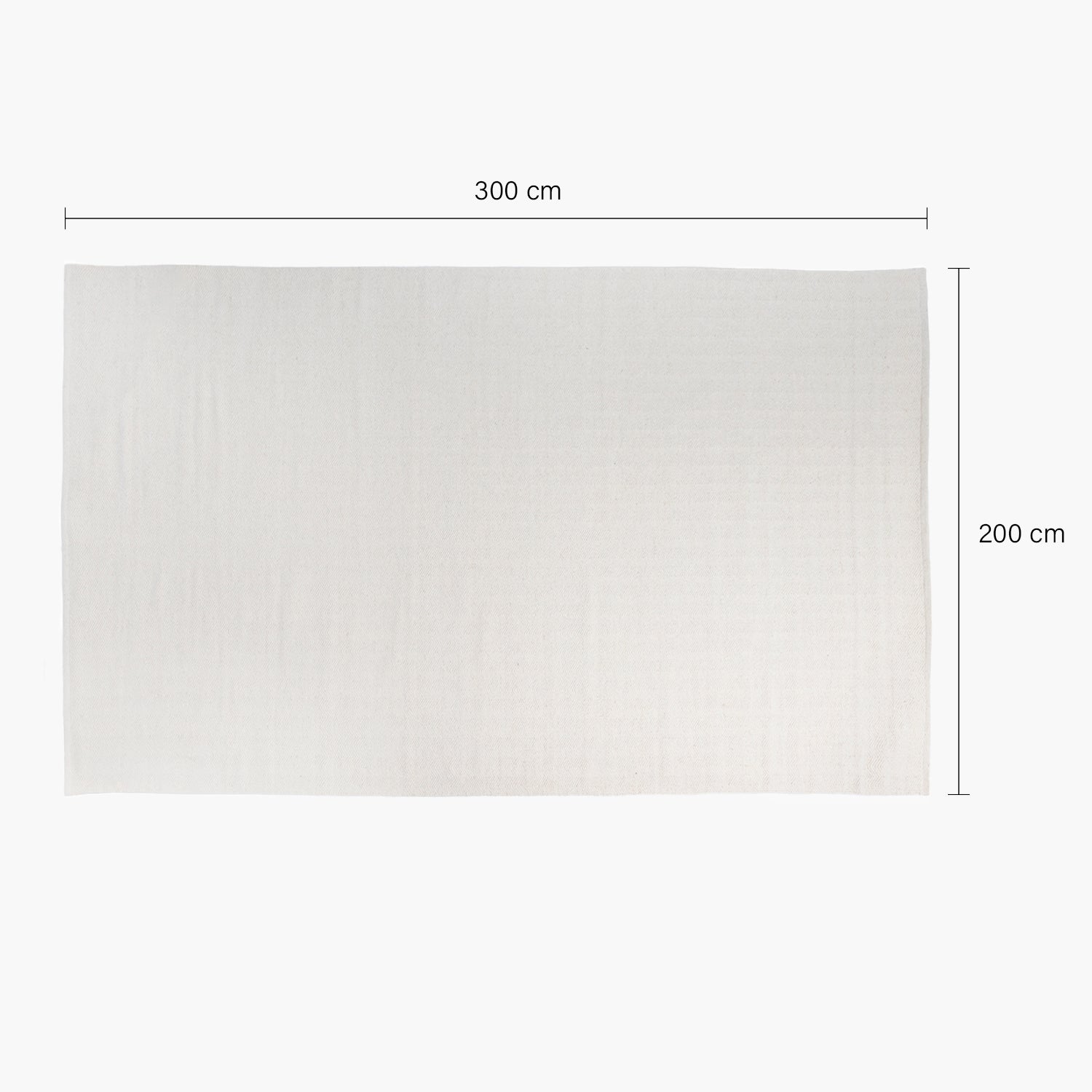 Alfombra Lana Miscanti 200x300 Crudo - Form Design