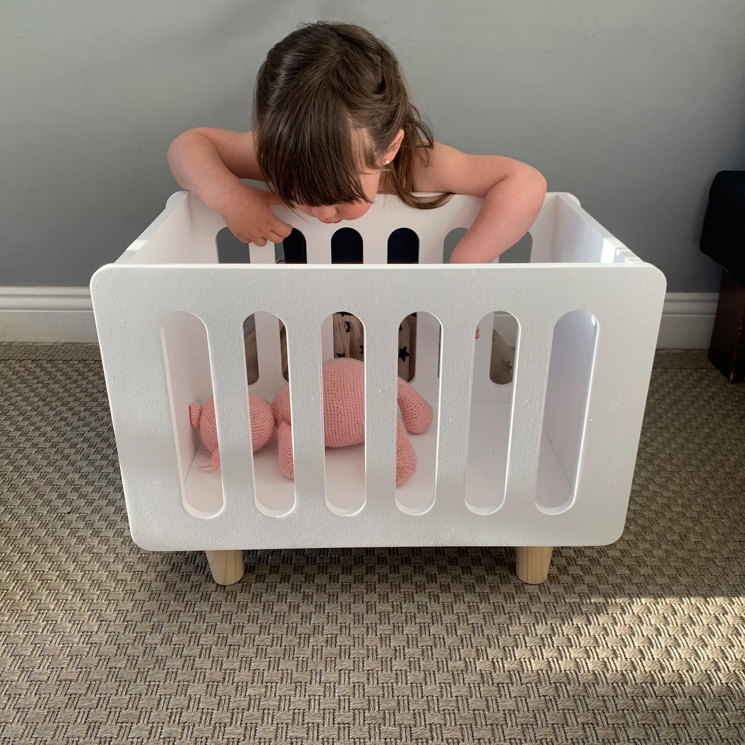 Cuna Infantil de Madera Alba Blanco