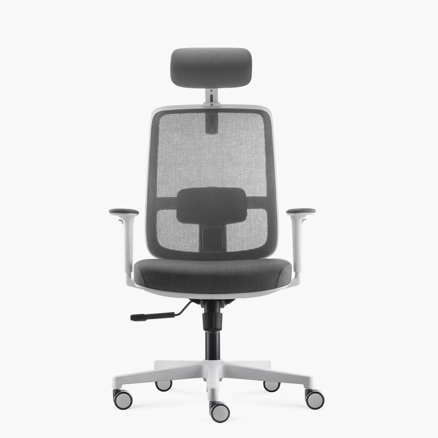 Silla Oficina Lotto con cabecero Gris Claro - Form Design