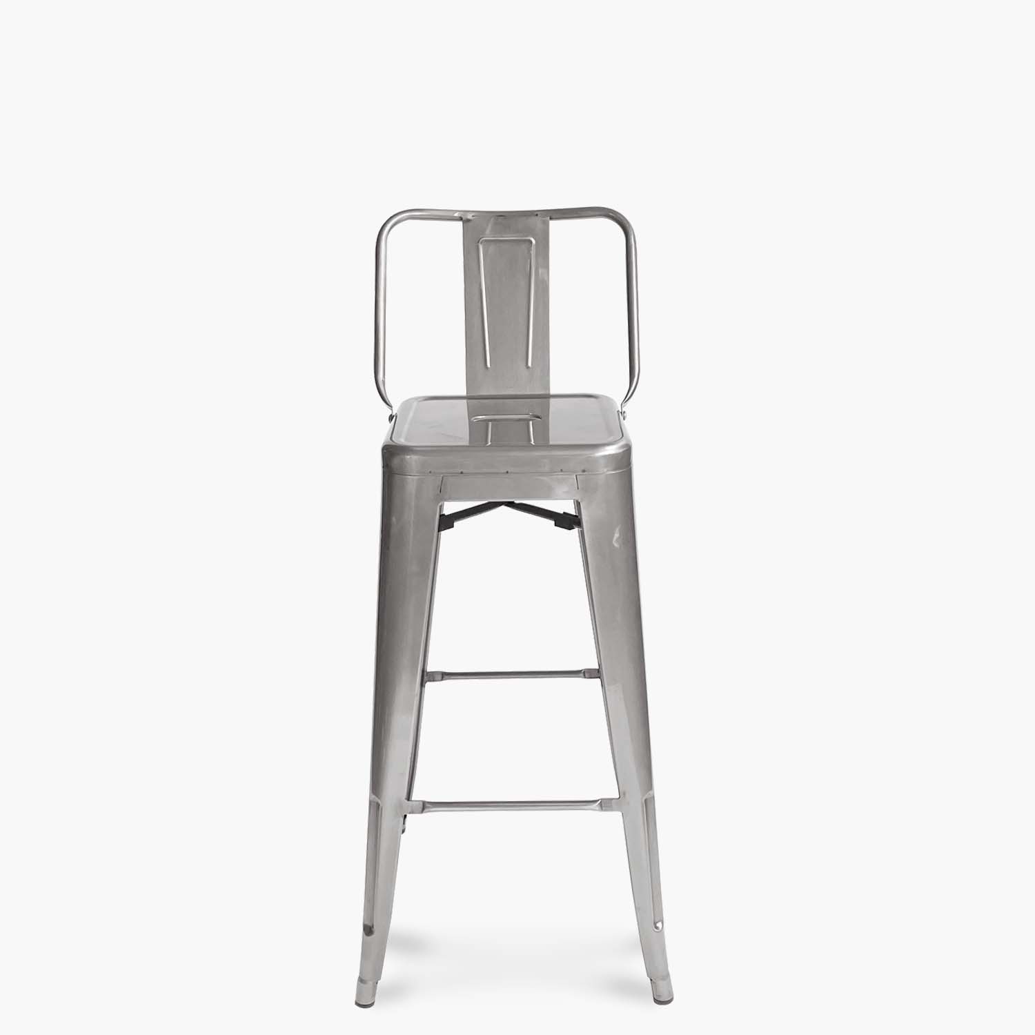 Taburete Alto 77 Tolix c/resp Metal - Form Design