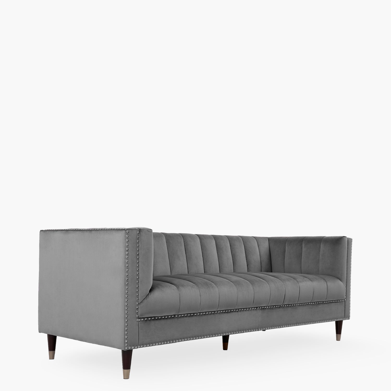 Sofá Caravan velvet gris - Form Design