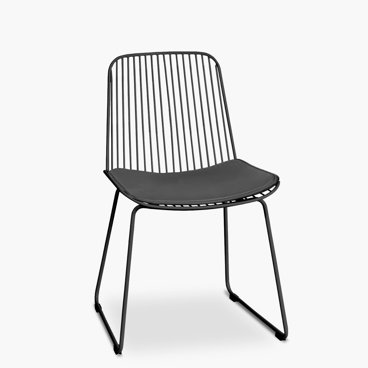 Silla metalica Isabella Negro - Form Design