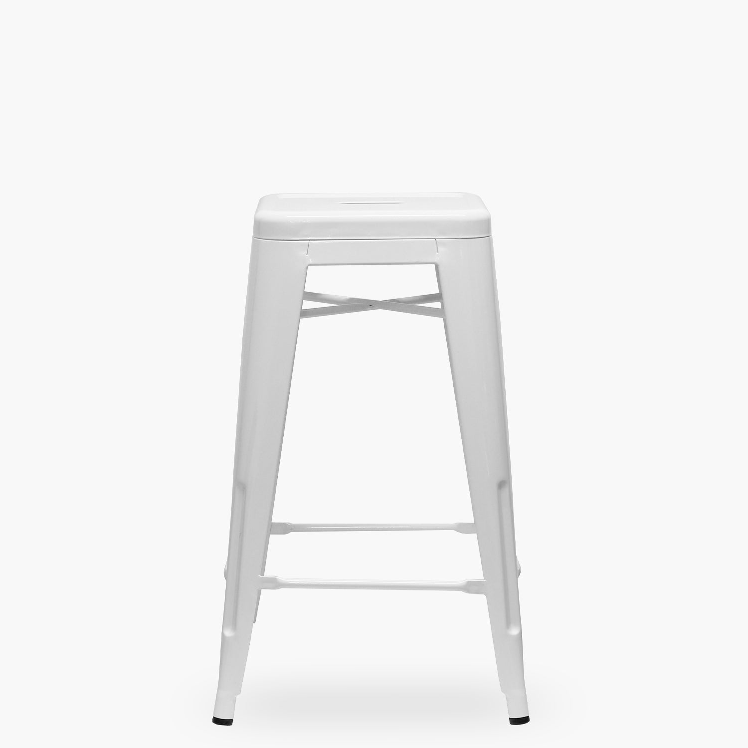 Taburete Medio 67 Tolix Blanco - Form Design
