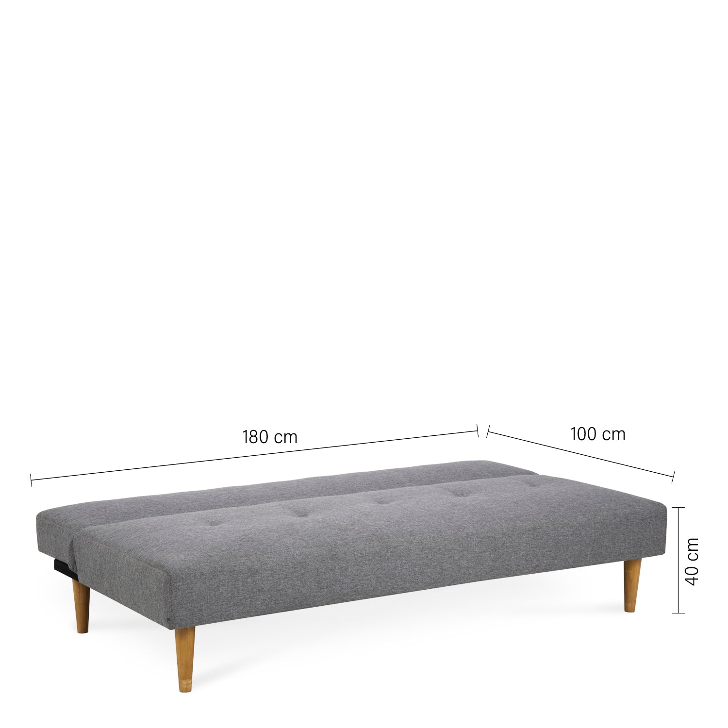 Sofá Cama Lucas Gris - Form Design