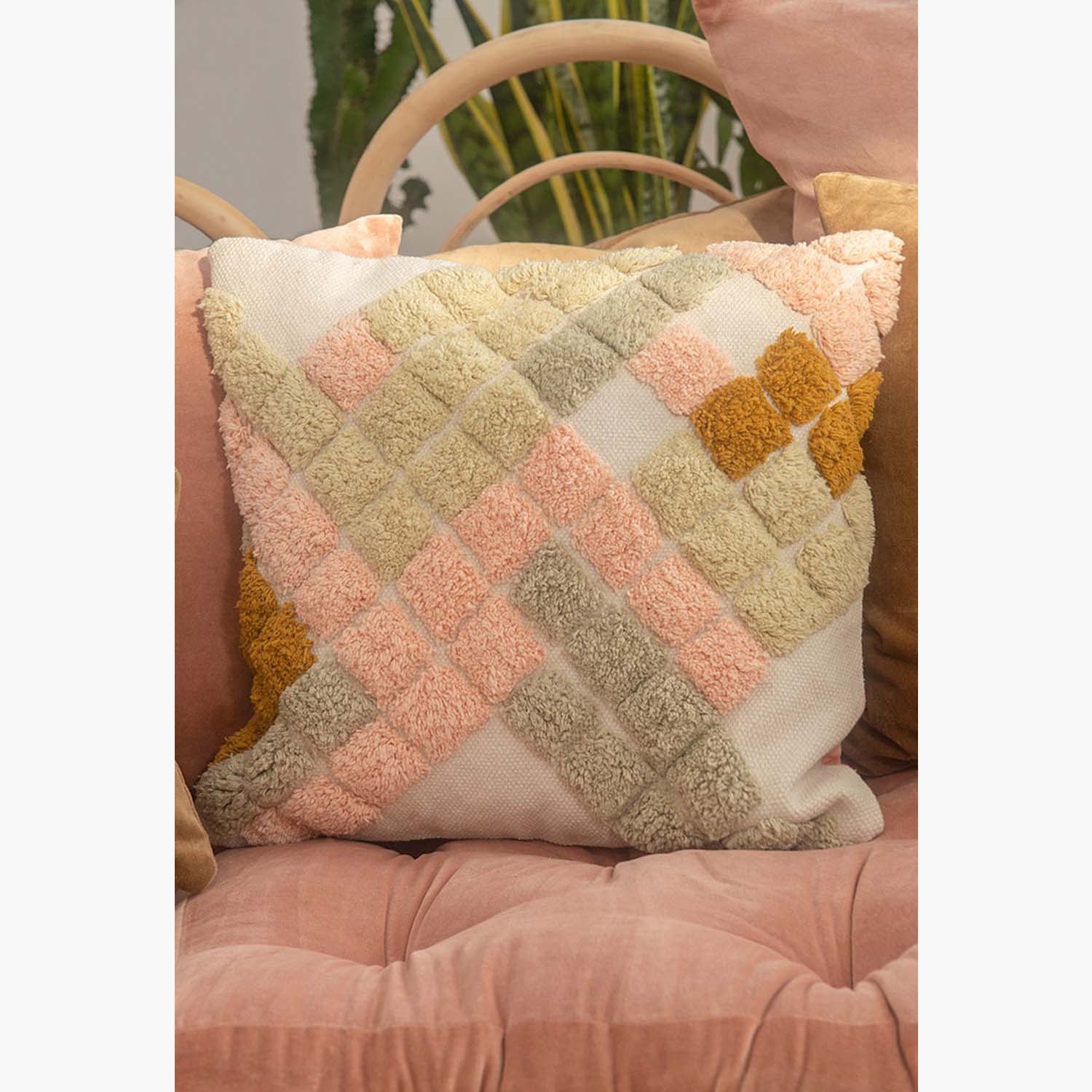 Funda Cojin Elsa 45x45 Verde