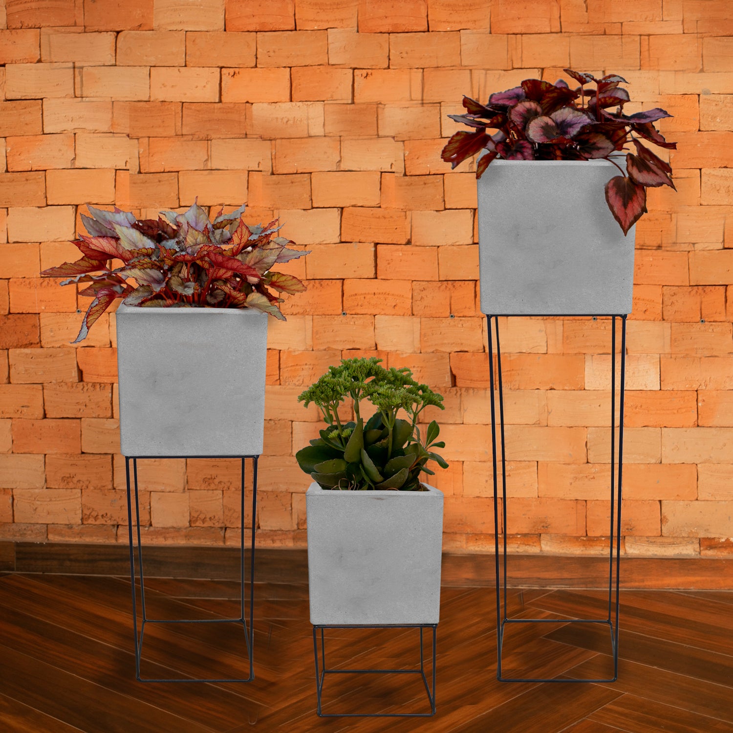 Macetero Patagonia 40 Gris Oscuro - Form Design