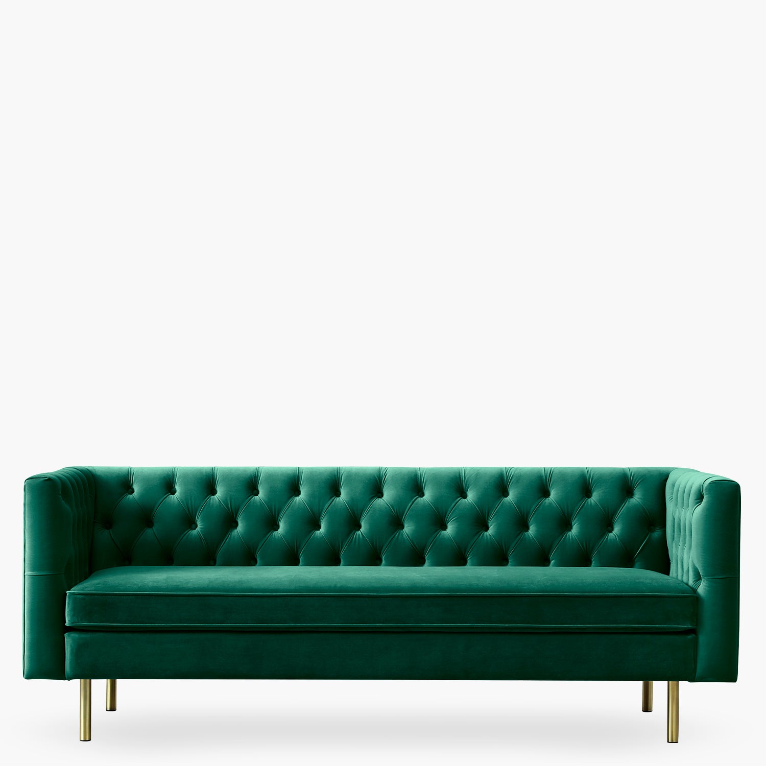 Sofá Domo velvet 3C verde - Form Design