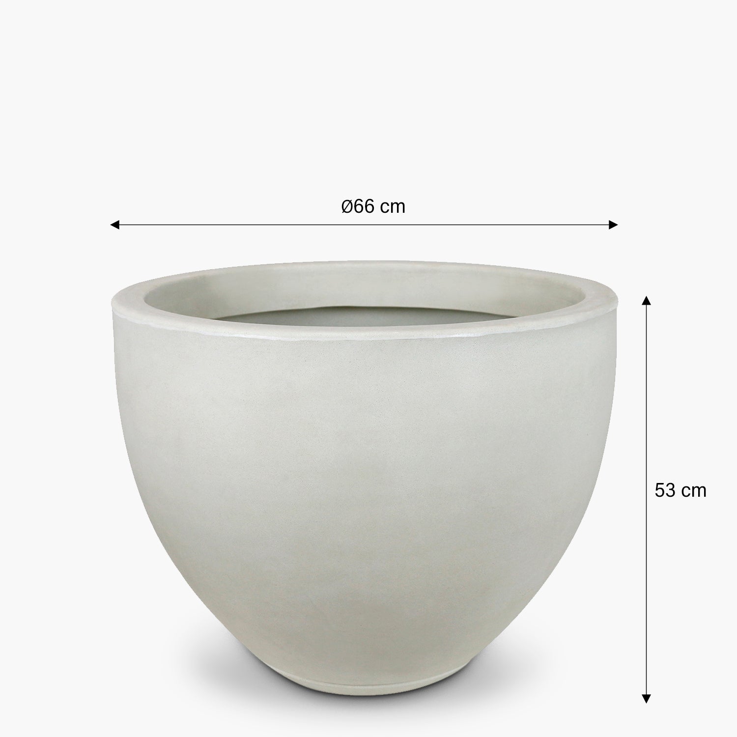 Macetero Tantauco 53 Crema - Form Design