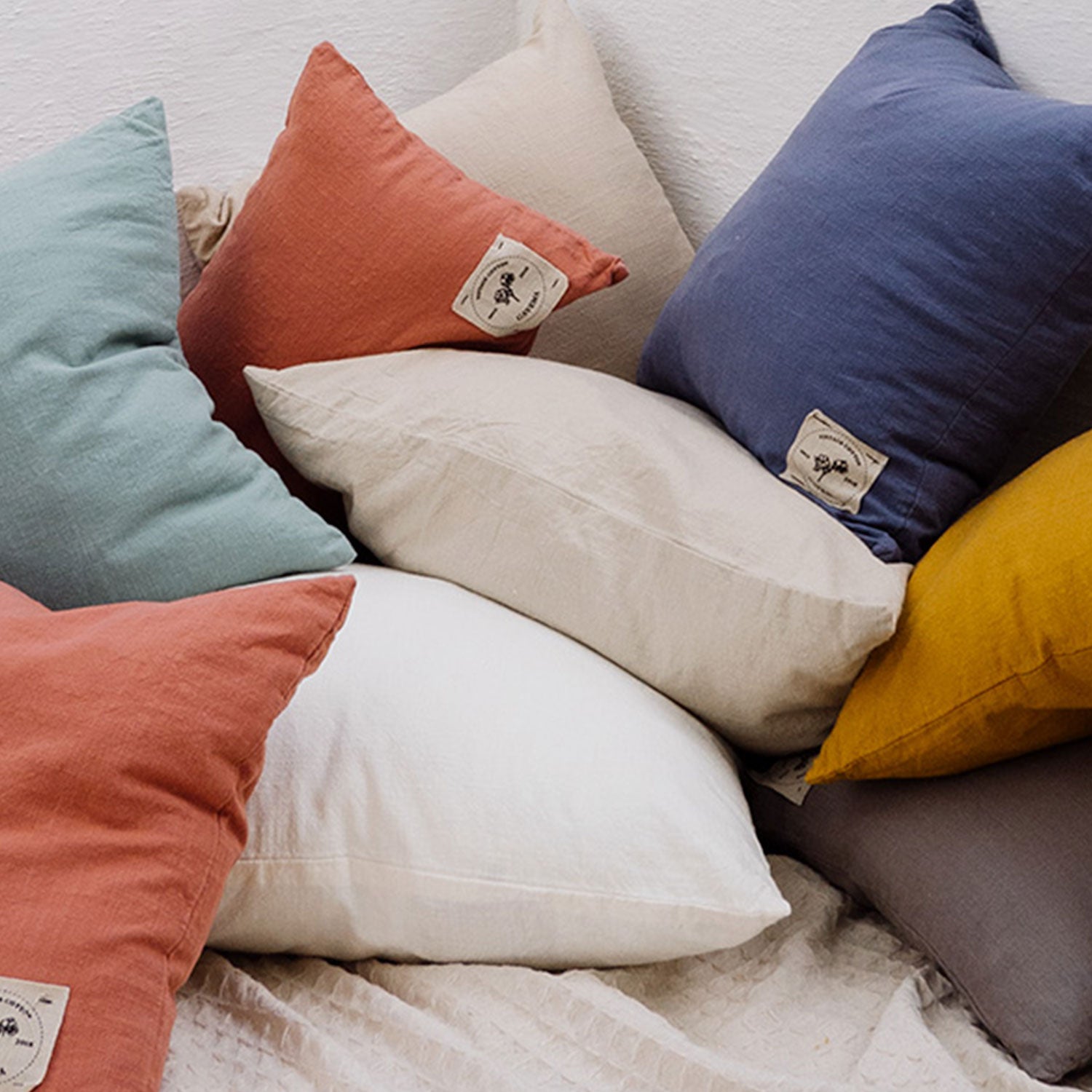 Funda Cojin Algodon Gavema 45x45 Crudo - Form Design