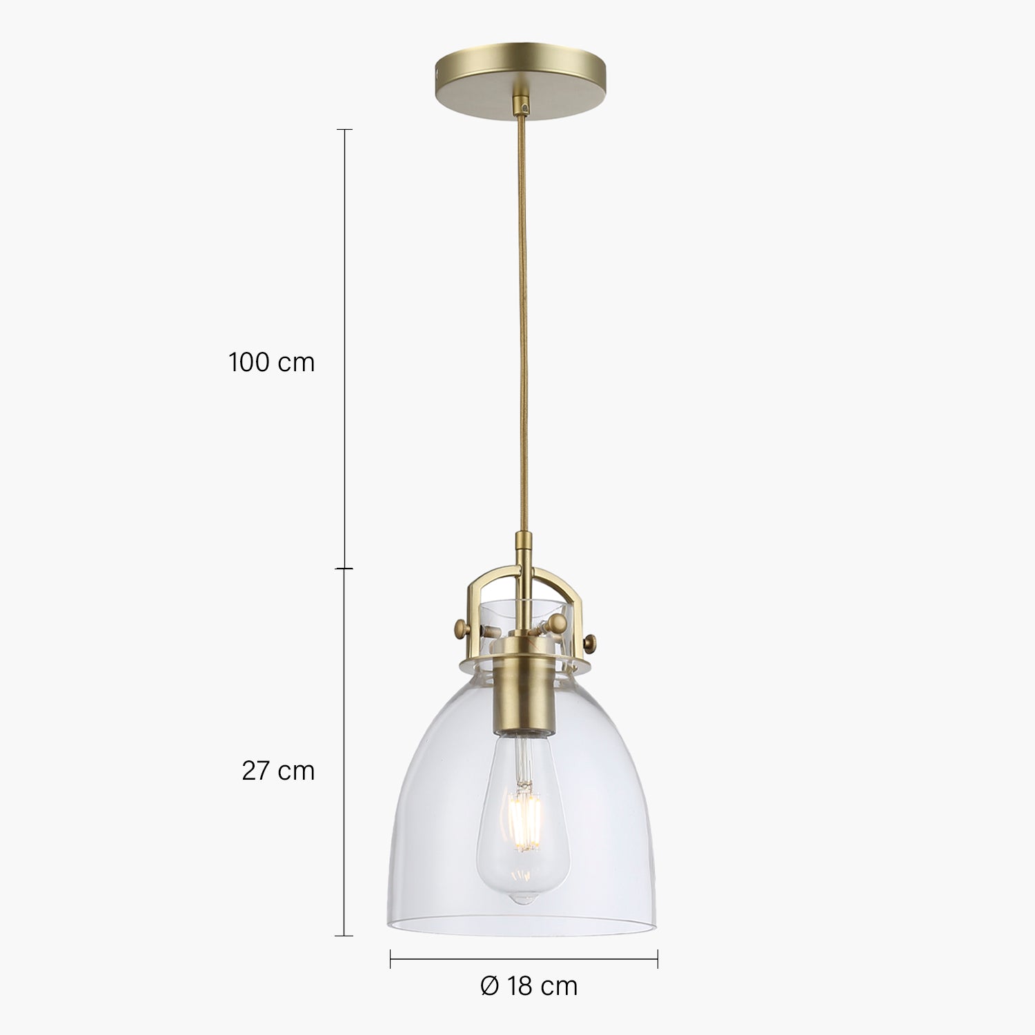 Lámpara de Colgar Megan Bronce - Form Design