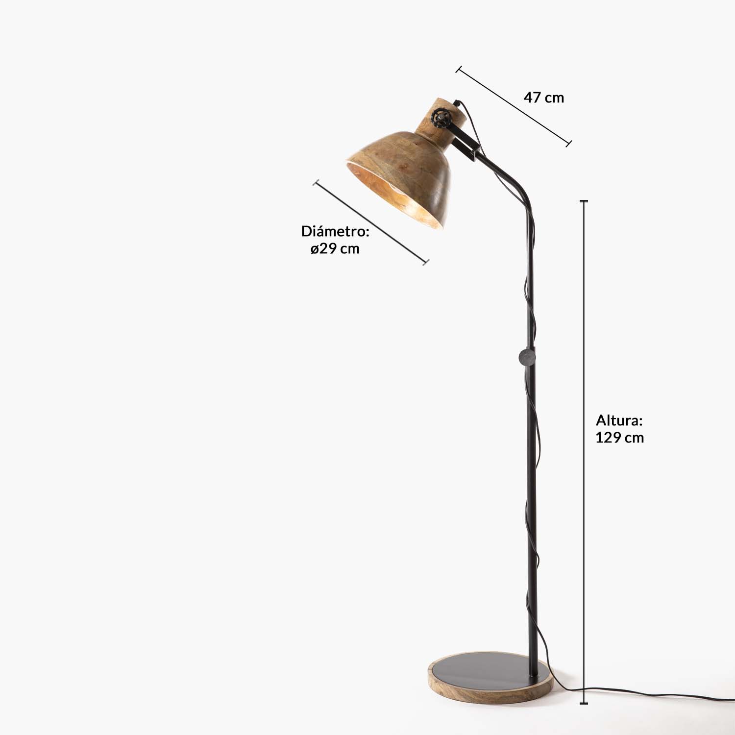 Lámpara de Pie Kalki Café