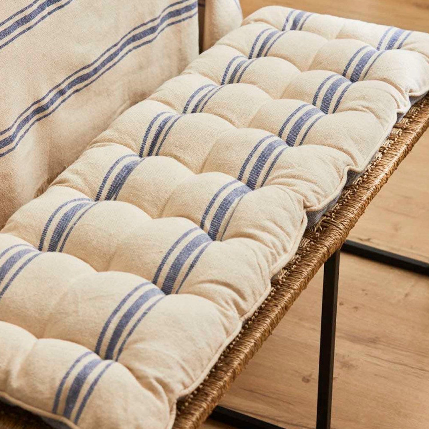 Cojín de Banqueta Bari Azul 120x40x4 - Form Design