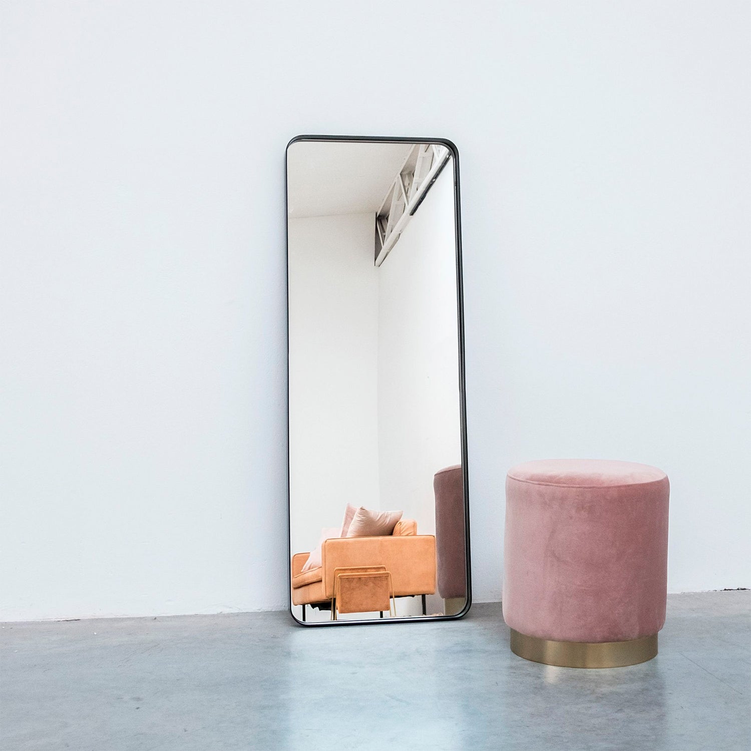 Espejo Lugano rectangular Negro - Form Design