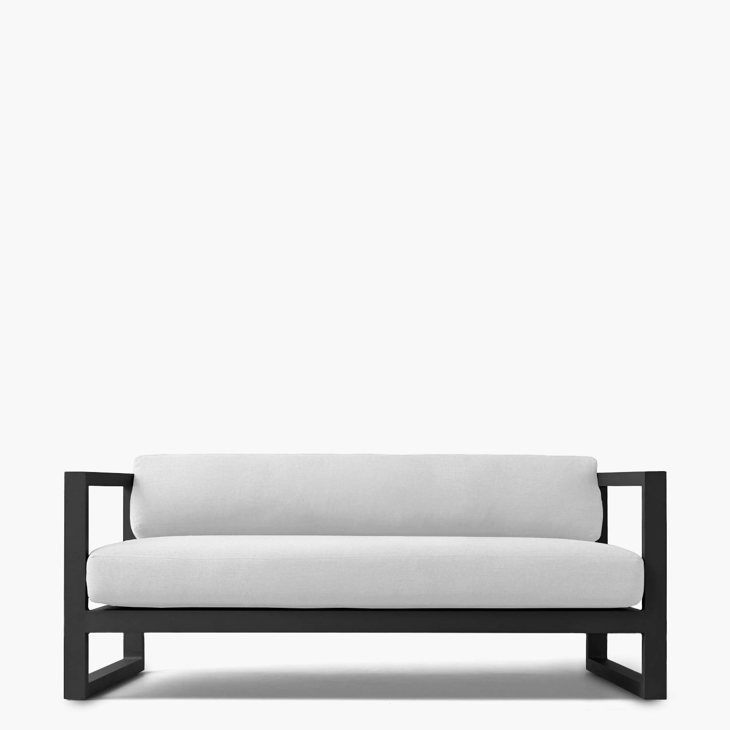 Sofá 2C Terraza Montego LT Blanco/Negro - Form Design